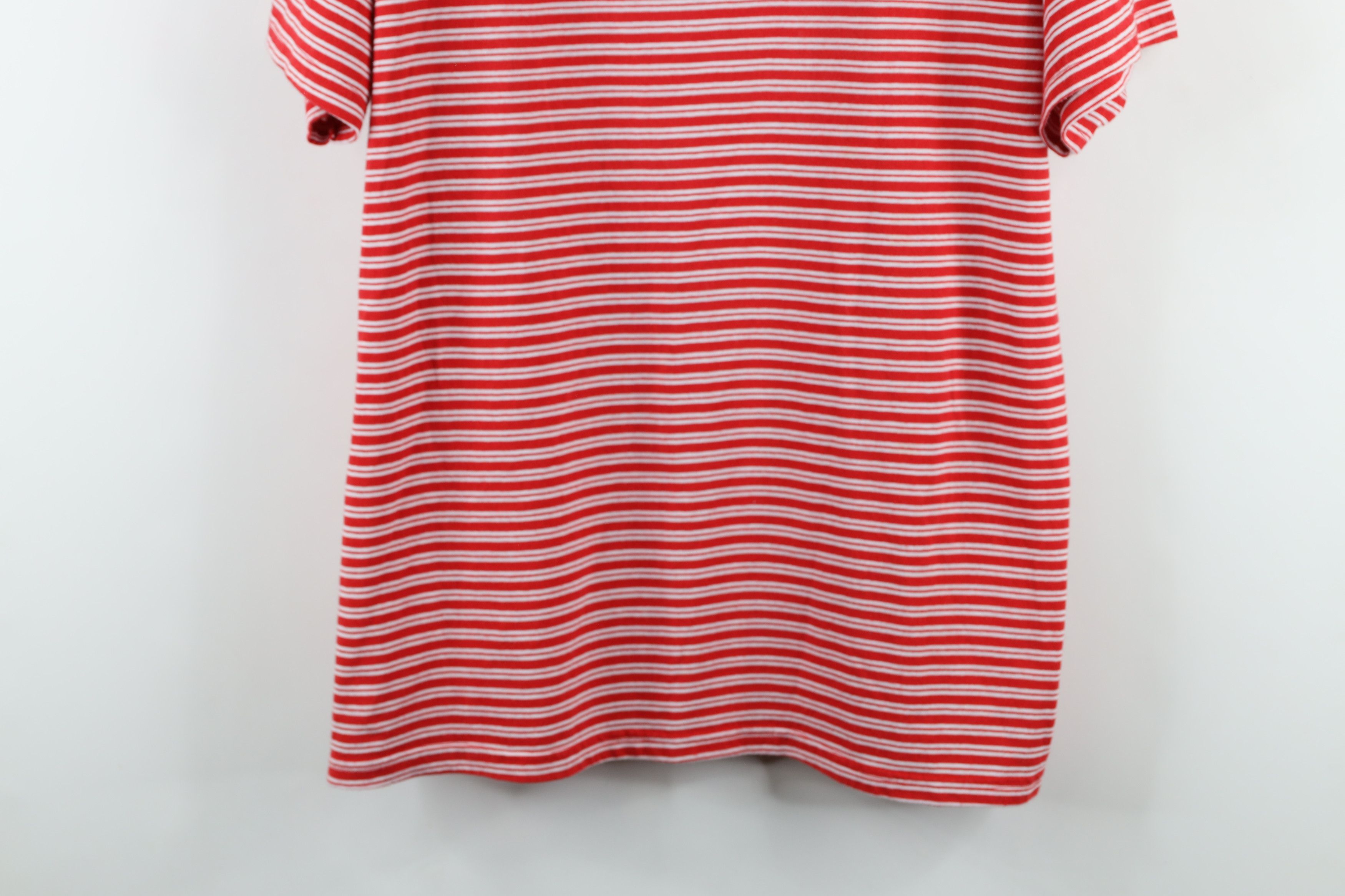 Vintage Vintage 90s Streetwear Blank Candy Cane Striped T-Shirt Size US L / EU 52-54 / 3 - 3 Thumbnail