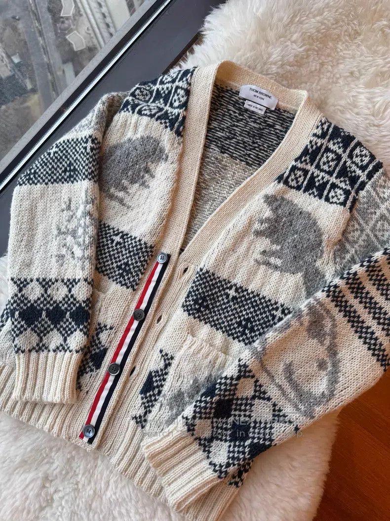 Thom Browne Thom Browne Knit Cardigan Size US M / EU 48-50 / 2 - 1 Thumbnail