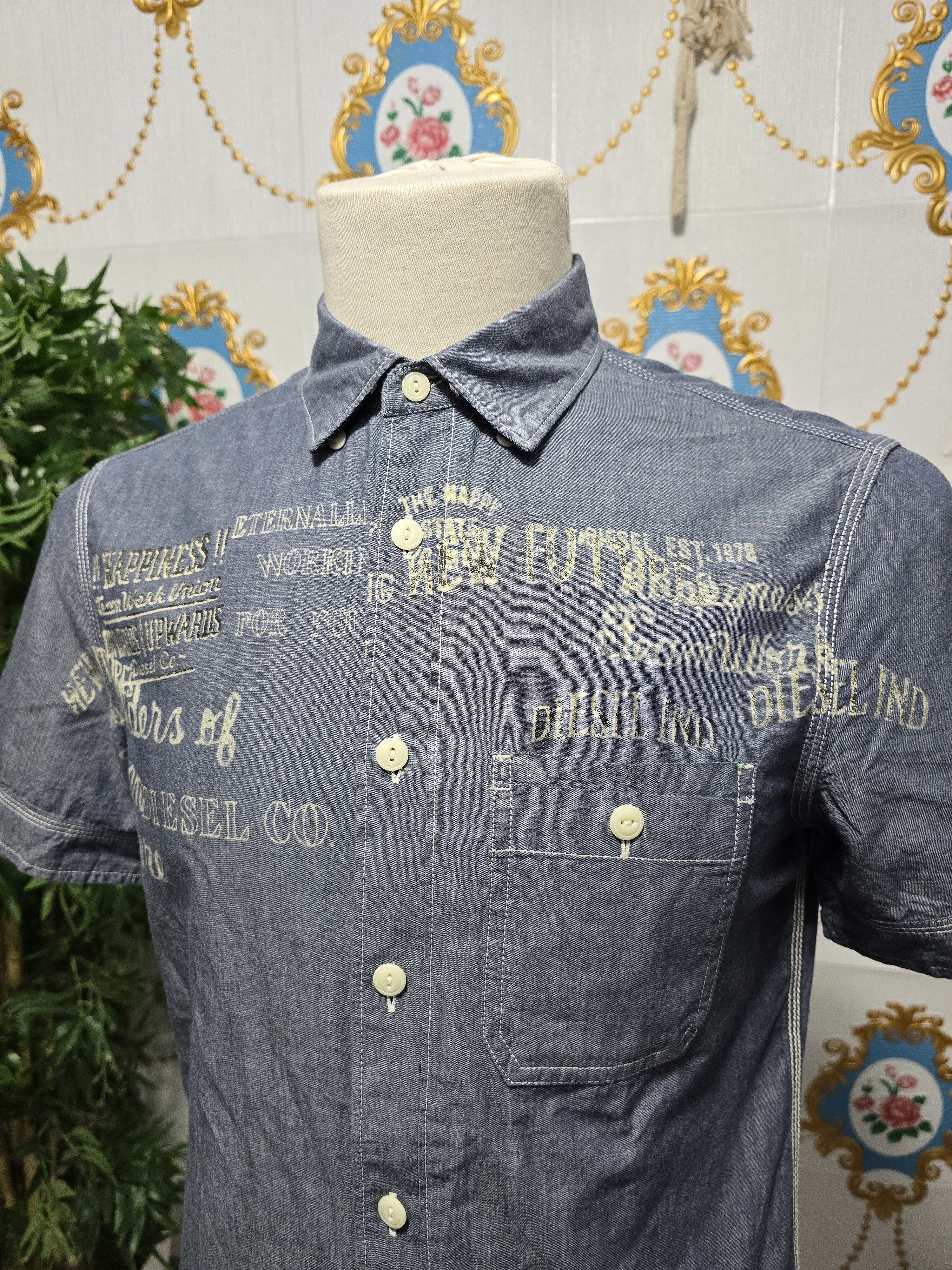 Diesel DIESEL Shirt Men size Large, new without tags Size US M / EU 48-50 / 2 - 2 Thumbnail