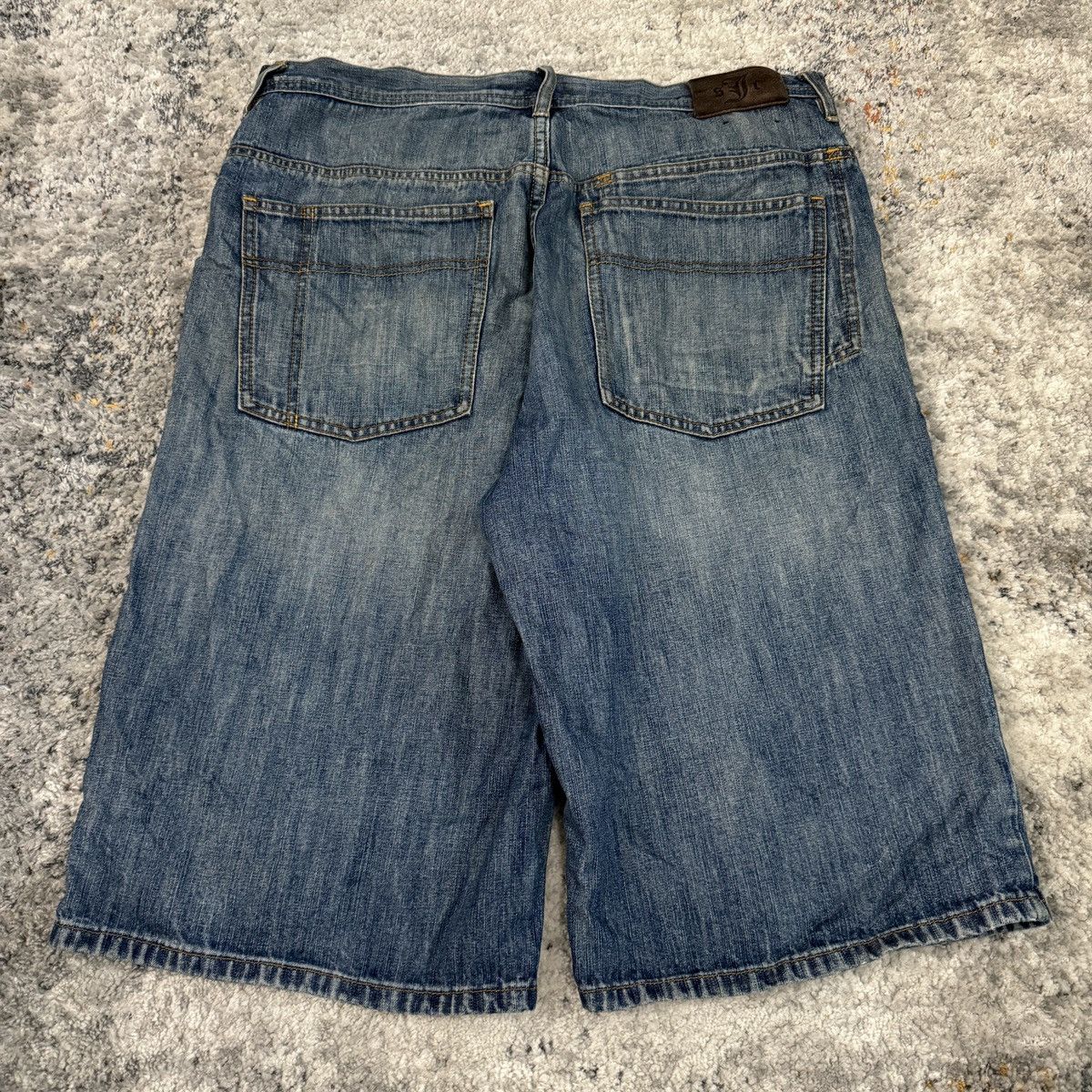 JNCO × Sean John × Vintage Essential Vintage y2k sean John baggy wide leg shorts Size US 34 / EU 50 - 2 Thumbnail