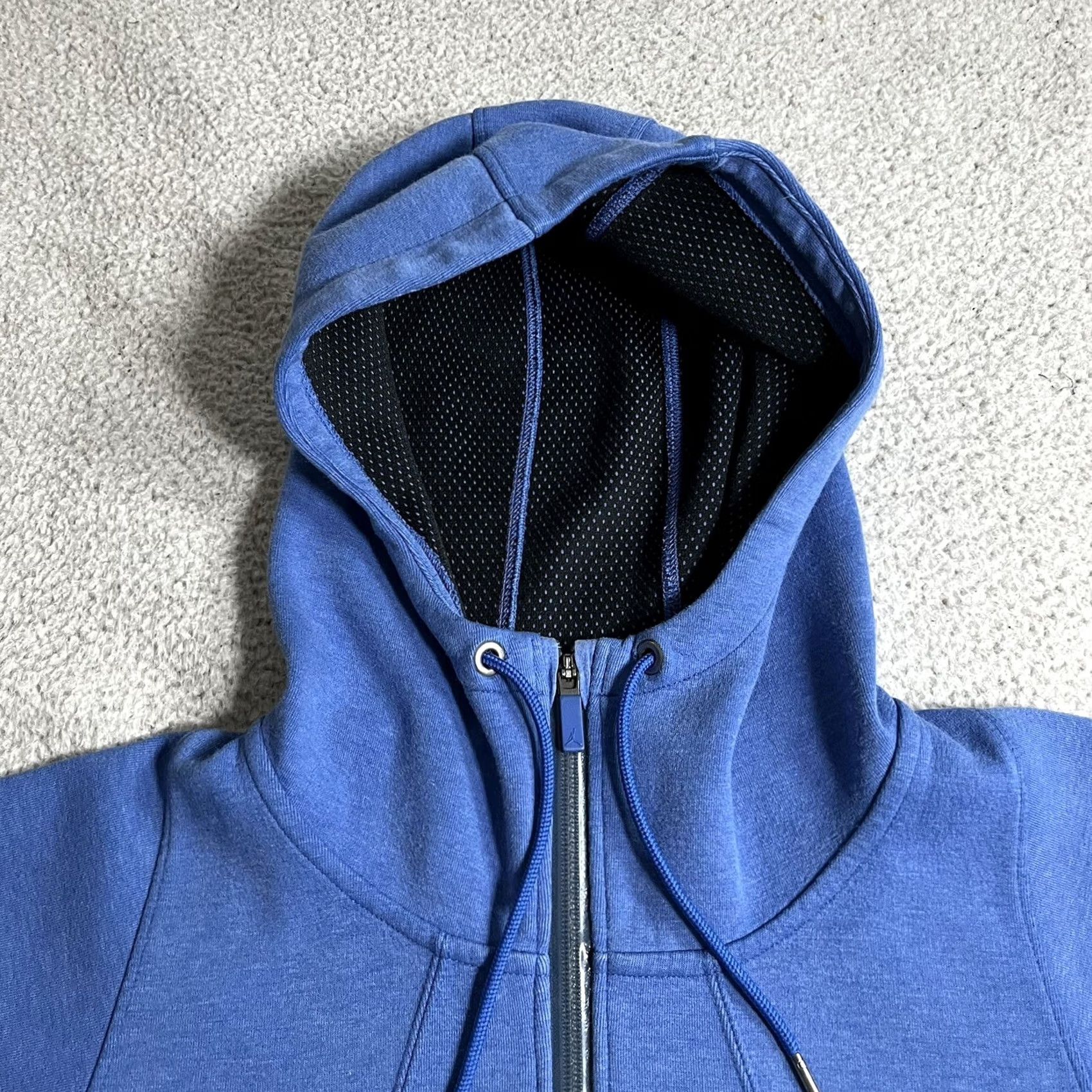 Jordan Brand Jordan Hoodie Mens XL Blue Full Zip Fleece Jumpman Sweatshirt Nike Air Size US XL / EU 56 / 4 - 7 Thumbnail