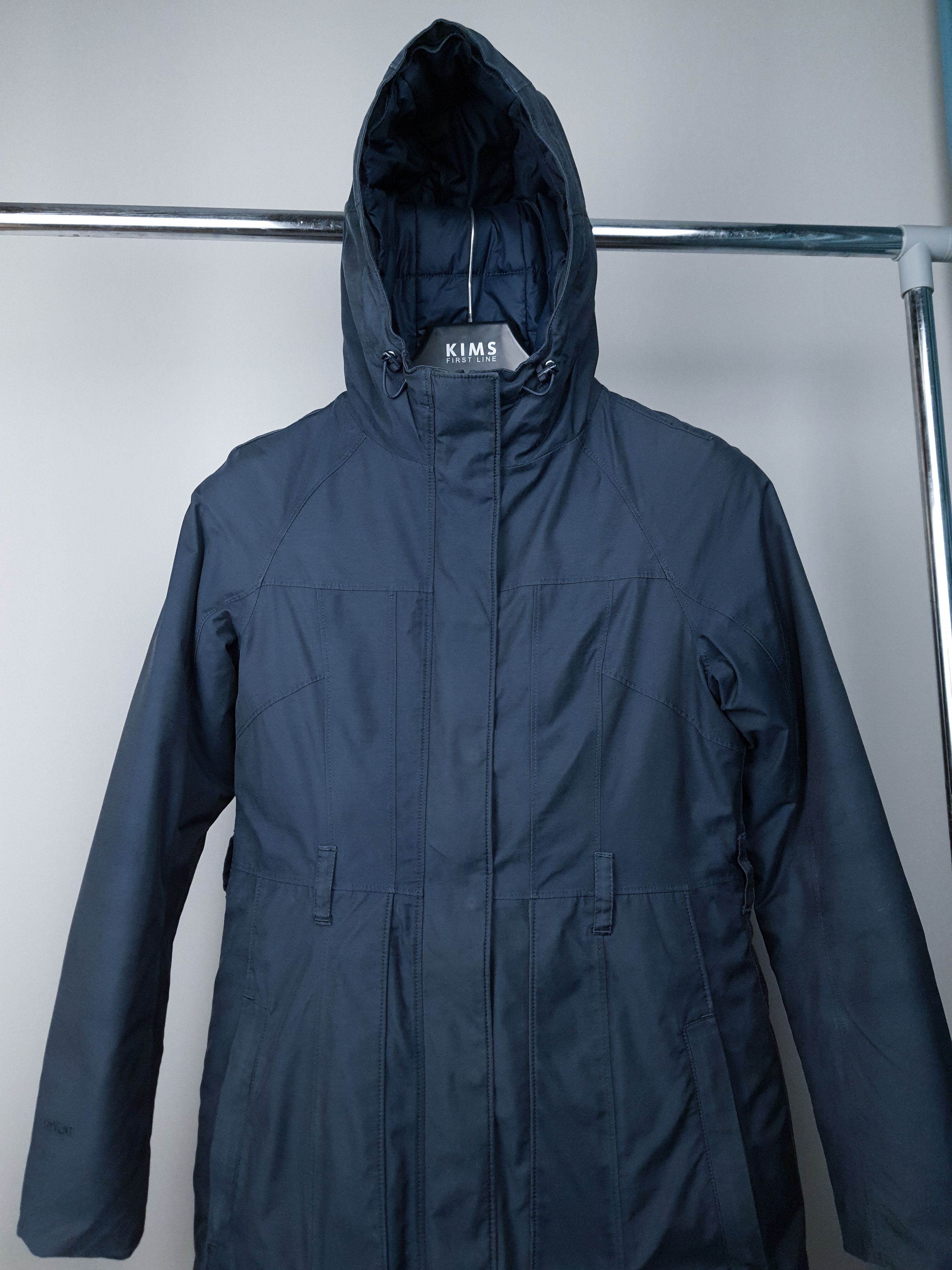 Goretex × The North Face TNF HyVent Blue Puffer Full Zip Hooded Puffer Jacket Coat Size S / US 4 / IT 40 - 2 Thumbnail
