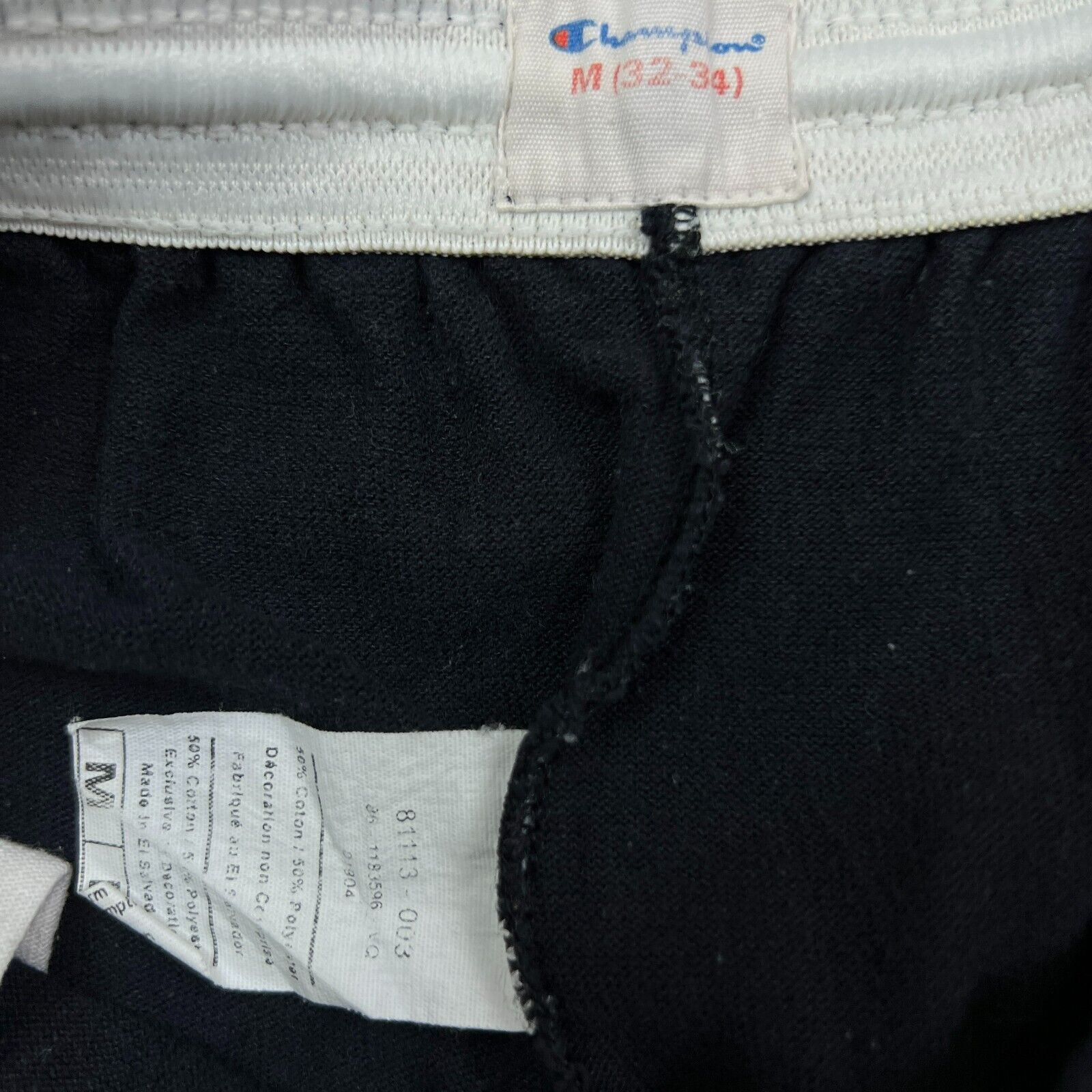 Champion × Vintage VTG 90s Champion Shorts Medium C Logo Pocketed Fleece Gym Size US 28 / EU 44 - 10 Thumbnail