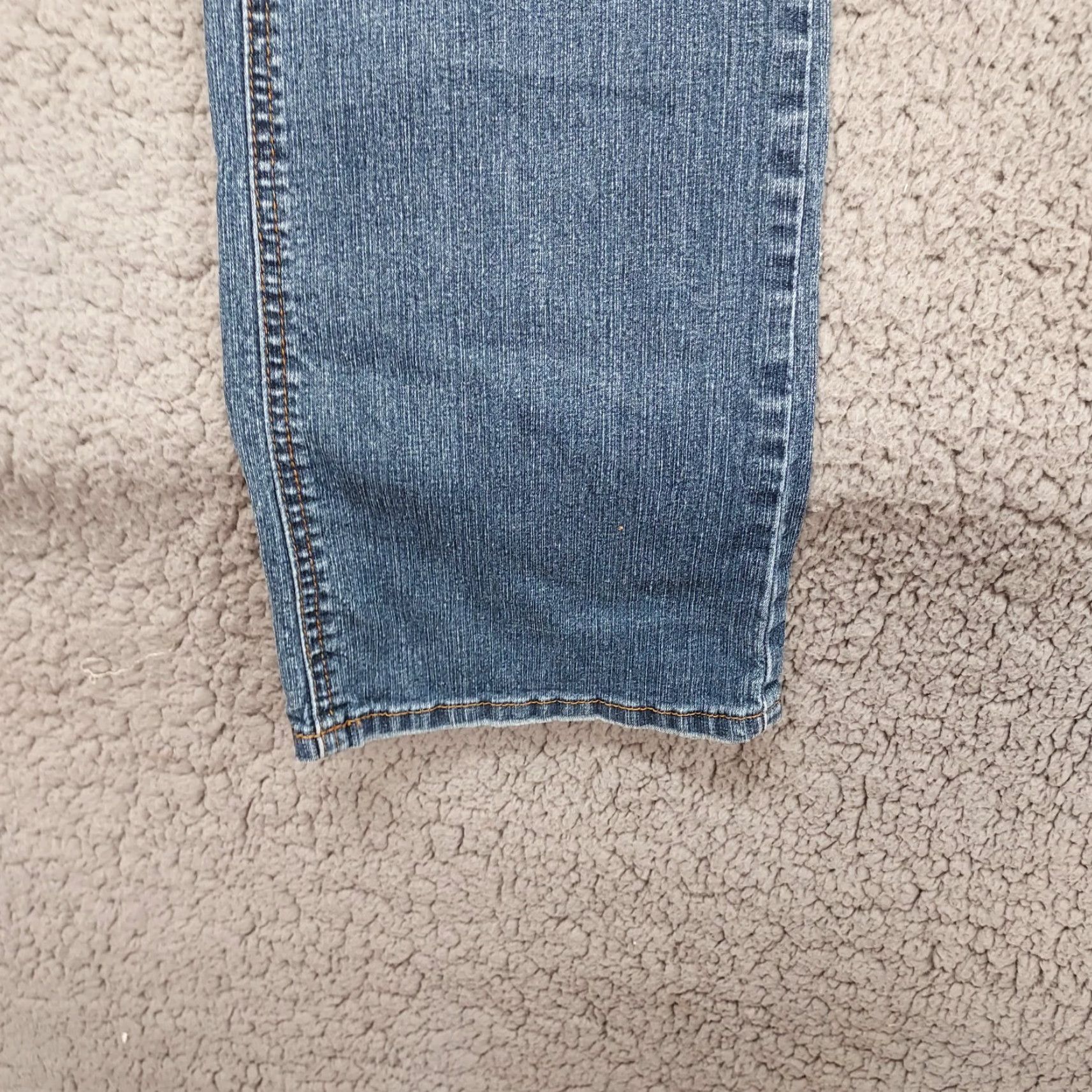 Vintage Cato Jeans Women's 14 Denim Straight High Rise Blue 5-Pocket Regular Stretch Vintage: No (FLAWED) Size 36" / US 14 / IT 50 - 5 Thumbnail