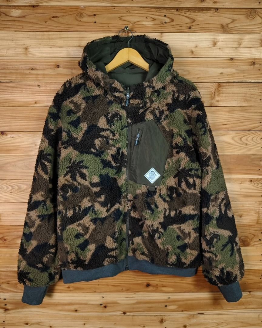 Japanese Brand KRIFF MAYER CAMO GREEN ARMY REVERSIBLE JACKET Size US L / EU 52-54 / 3 - 1 Thumbnail