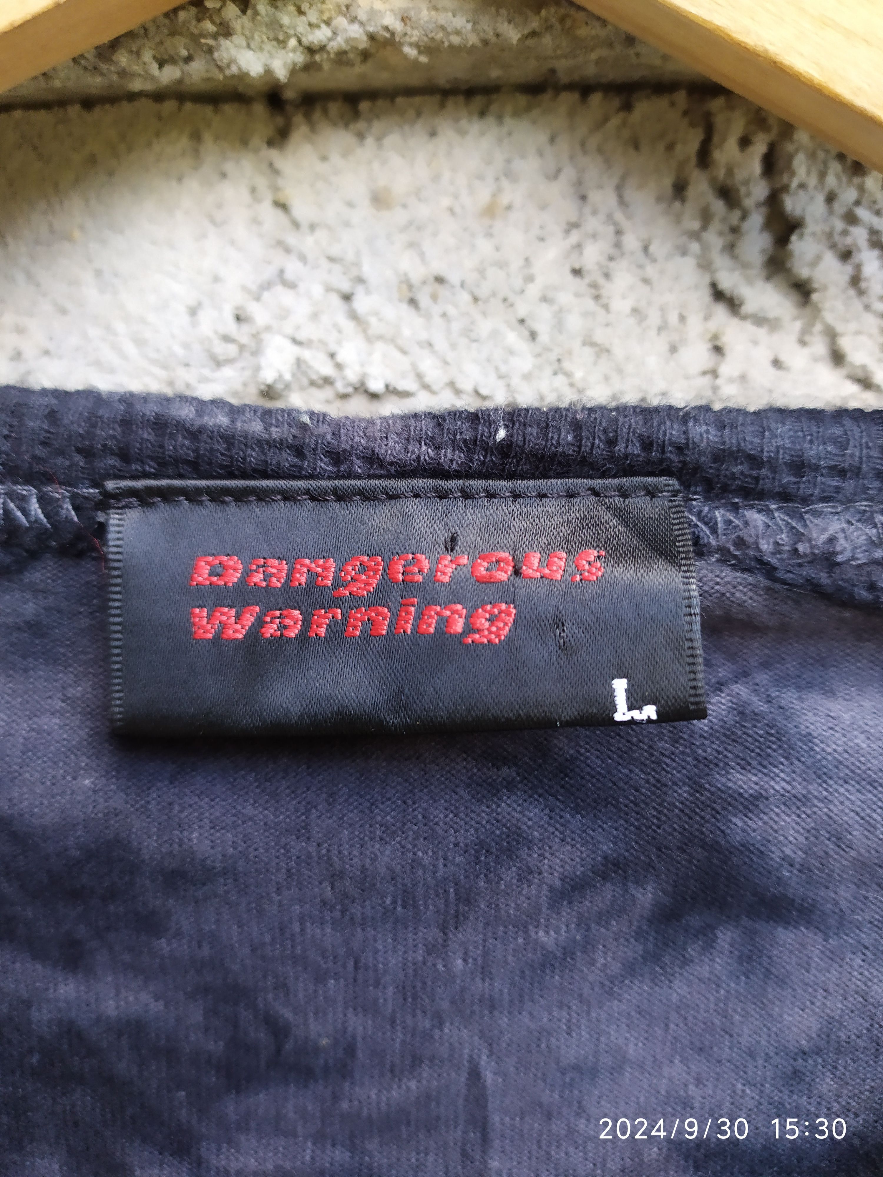 Beauty Beast × Japanese Brand × KMRii Dangerous Warning Long Sleeve Size US L / EU 52-54 / 3 - 9 Thumbnail