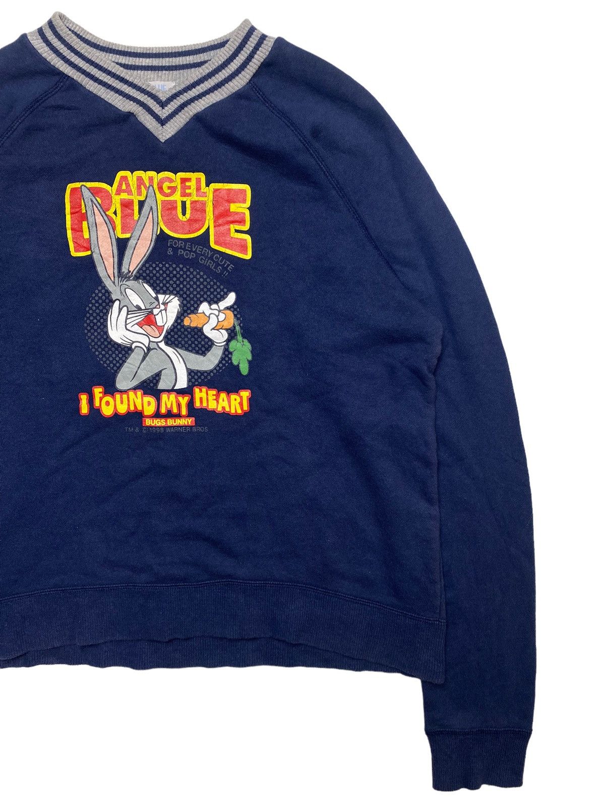 Angel Blue 1998 Angel Blue x Warner Bross - Buggs Bunny V Sweatshirt Size US M / EU 48-50 / 2 - 3 Thumbnail