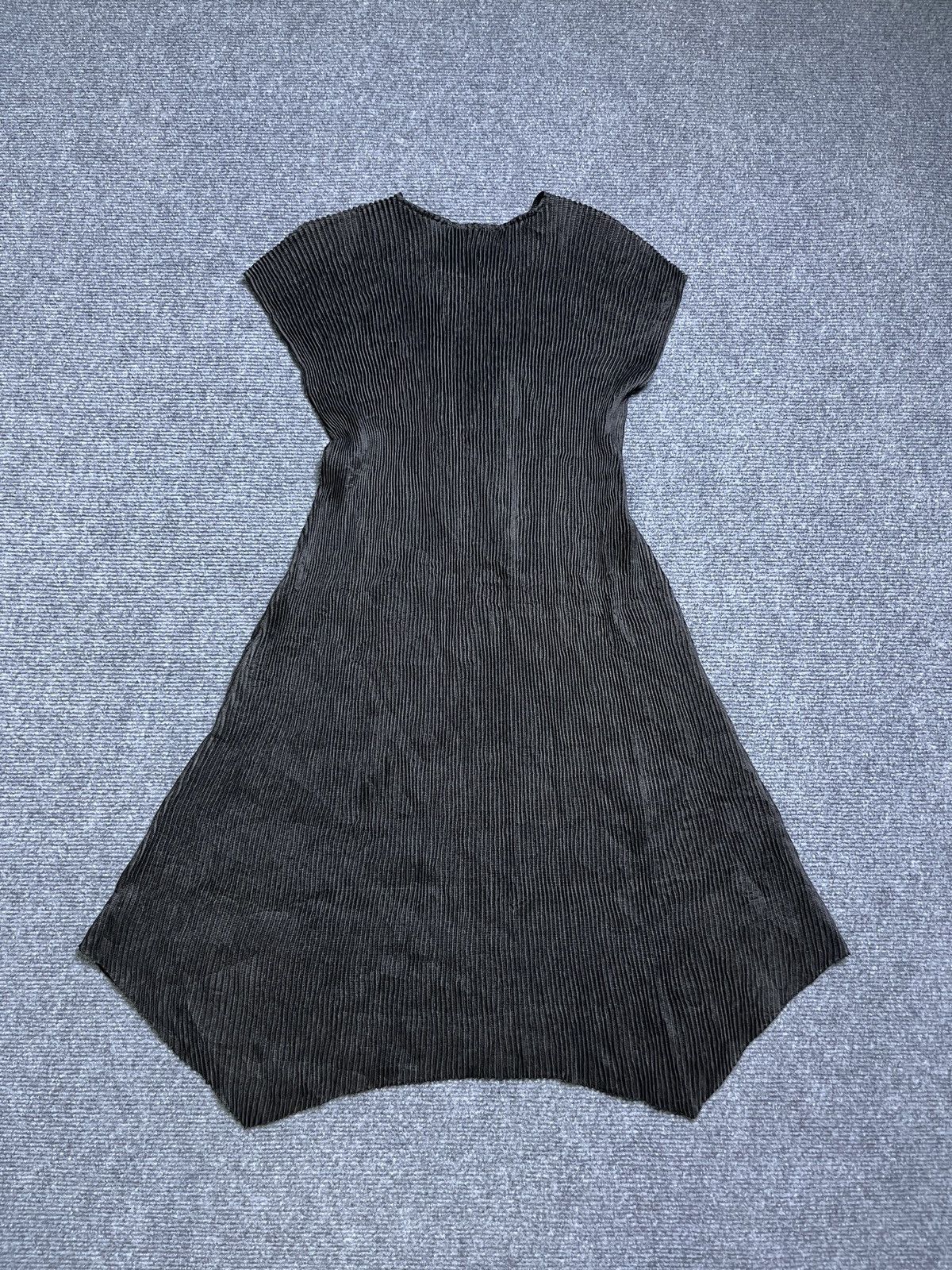 Pleaser SPECCHIO PLEATS black shuttle pleated sleeveless dress Size M / US 6-8 / IT 42-44 - 6 Thumbnail