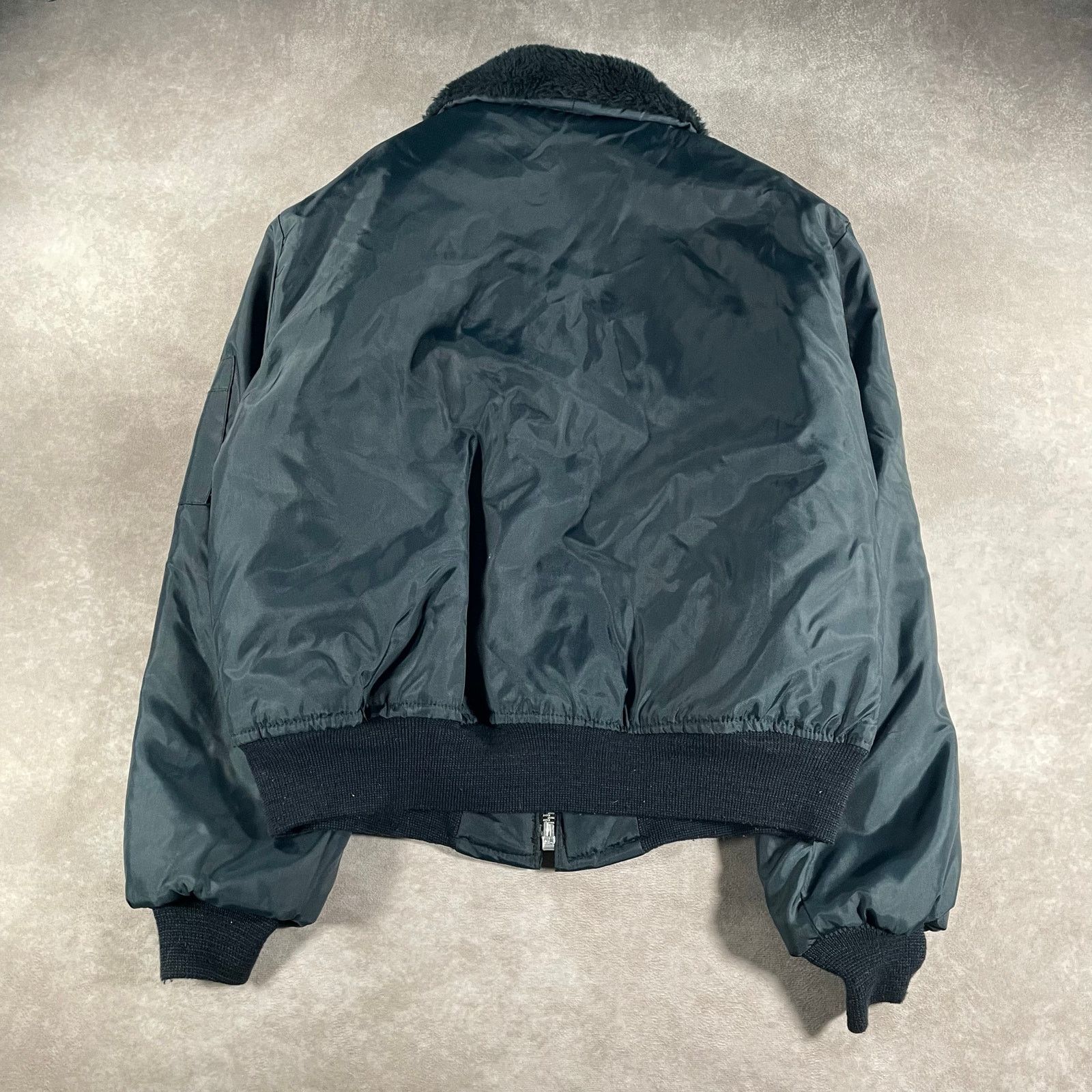 Vintage 80’s VTG Flight Jacket Floyd Gorpcore Full Zip Bomber Jacket ...