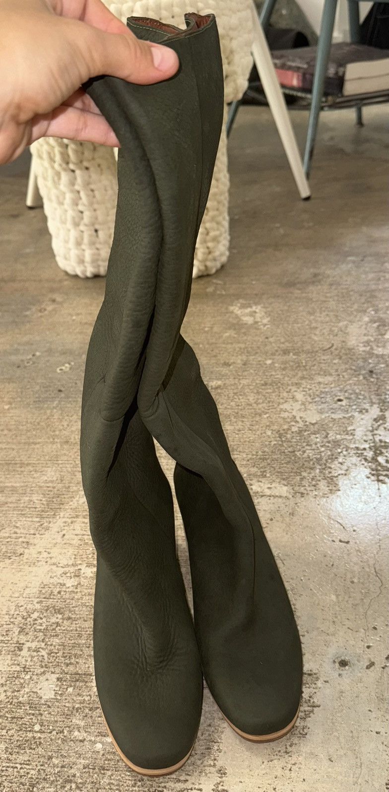 Rachel Comey Rachel Comey Fisk Boots in Green Nubuck Size US 6.5 / IT 36.5 - 5 Thumbnail
