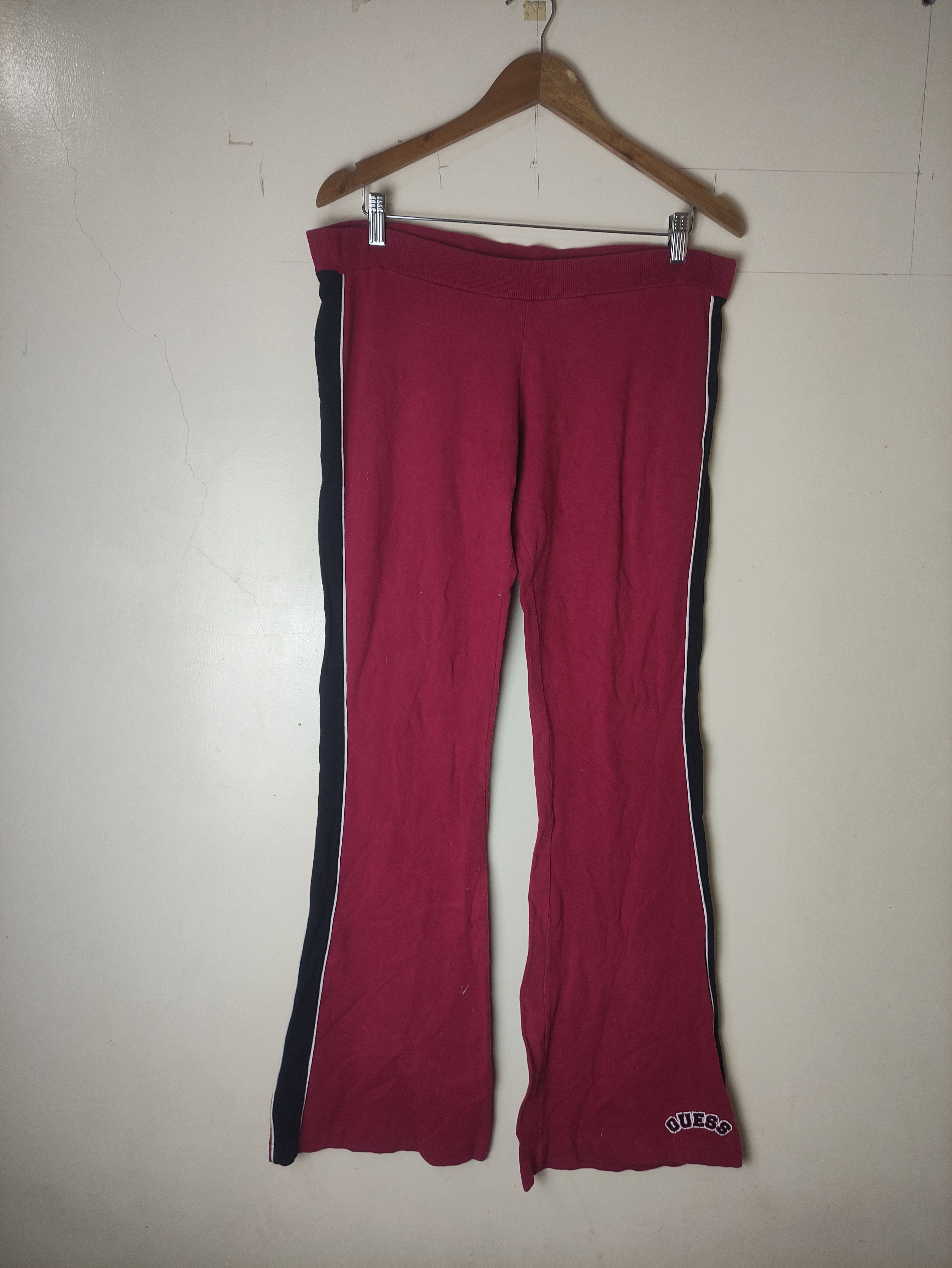Guess × Vintage y2k Guess low waist Flared Sweatpants Size 34" / US 12 / IT 48 - 1 Thumbnail