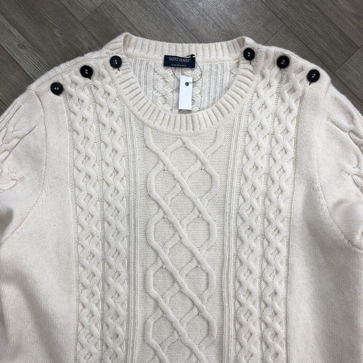 Designer × Saint James Vintage Saint James l"Atelier France Striped Wool Sweater Size US M / EU 48-50 / 2 - 5 Thumbnail