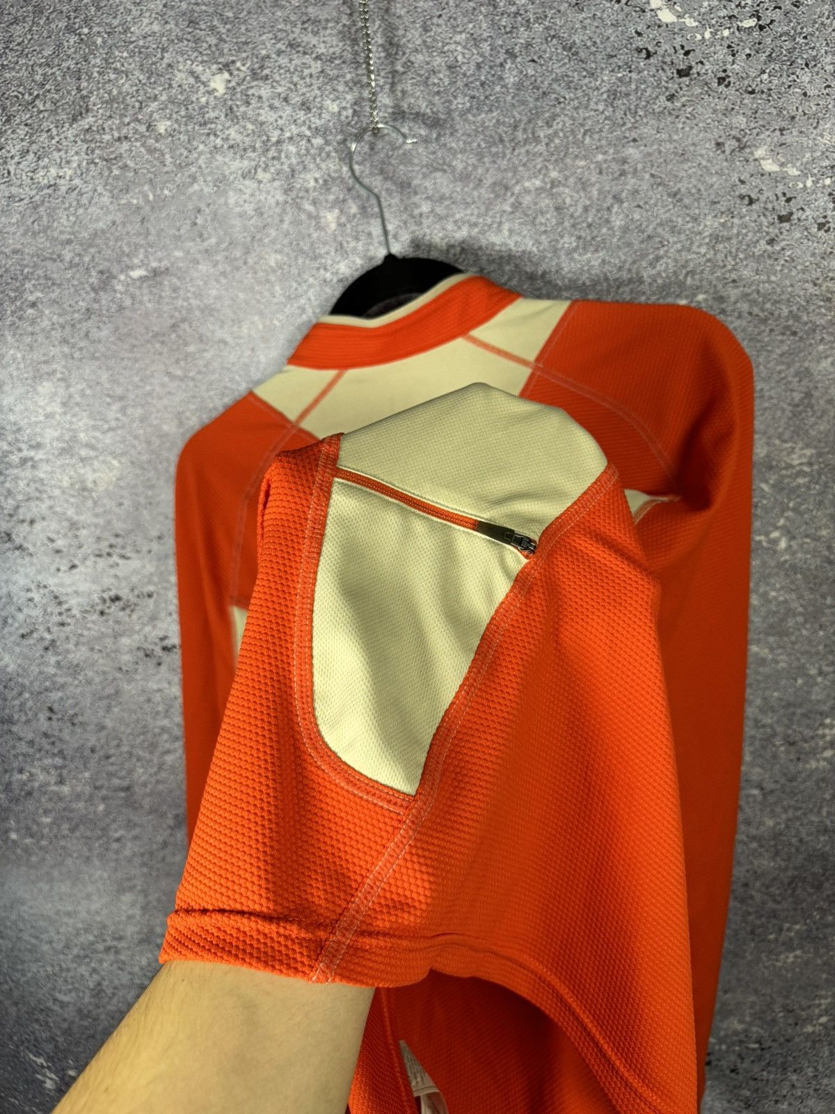Nike × Nike ACG × Vintage Vintage Nike ACG Termo Quater Zip Sweatshirt Orange Medium Size US M / EU 48-50 / 2 - 12 Thumbnail