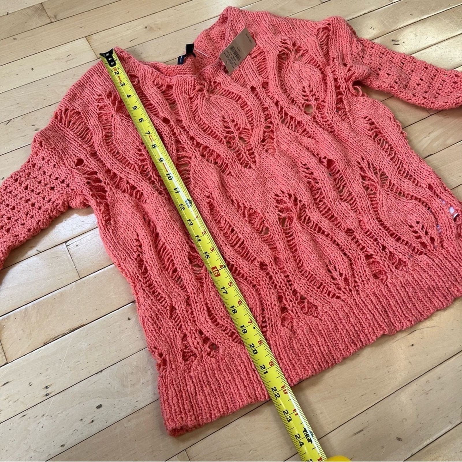 American Eagle Outfitters American Eagle Outfitters Pink Sweater NWT Open Loose Knit Size S / US 4 / IT 40 - 8 Thumbnail