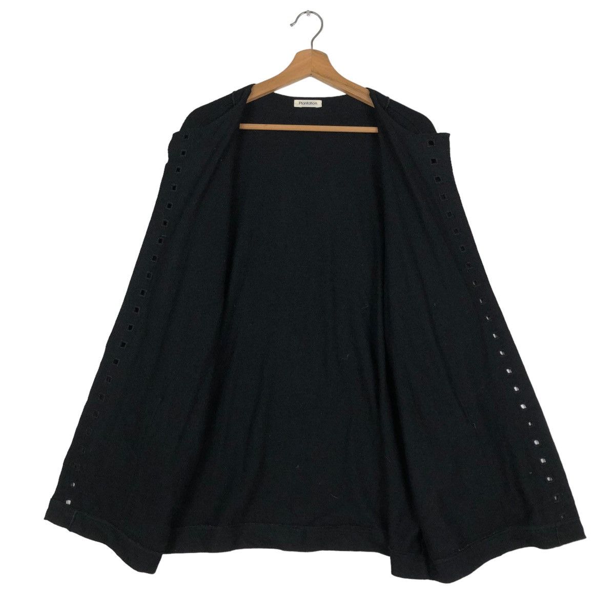 Issey Miyake 🔥VINTAGE ISSEY MIYAKE PLANTATION BLOUSE RICH BLACK Size M / US 6-8 / IT 42-44 - 15 Thumbnail