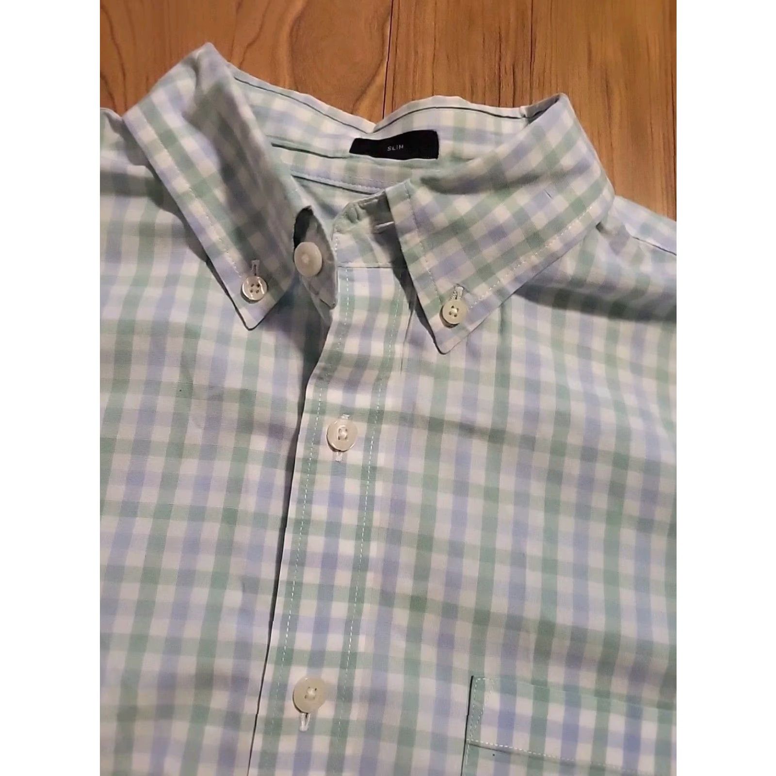 J.Crew VINTAGE J.CREW Flex Washed Shirt Mens M Plaid Button-Down Pocket Preppy Casual Size US M / EU 48-50 / 2 - 2 Thumbnail