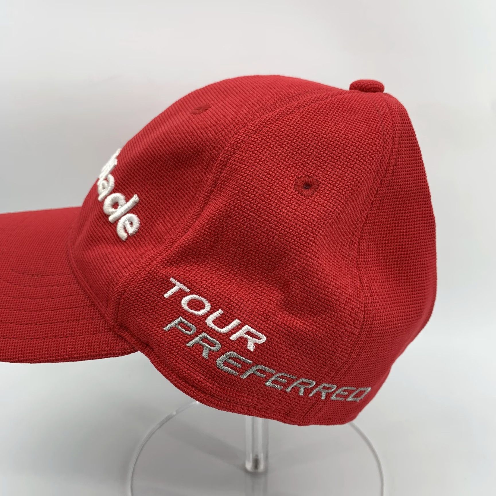 TaylorMade TaylorMade Hat Cap Strap Back Mens Red Tour Preferred SLDR Golf One Size Logo Size ONE SIZE - 3 Thumbnail