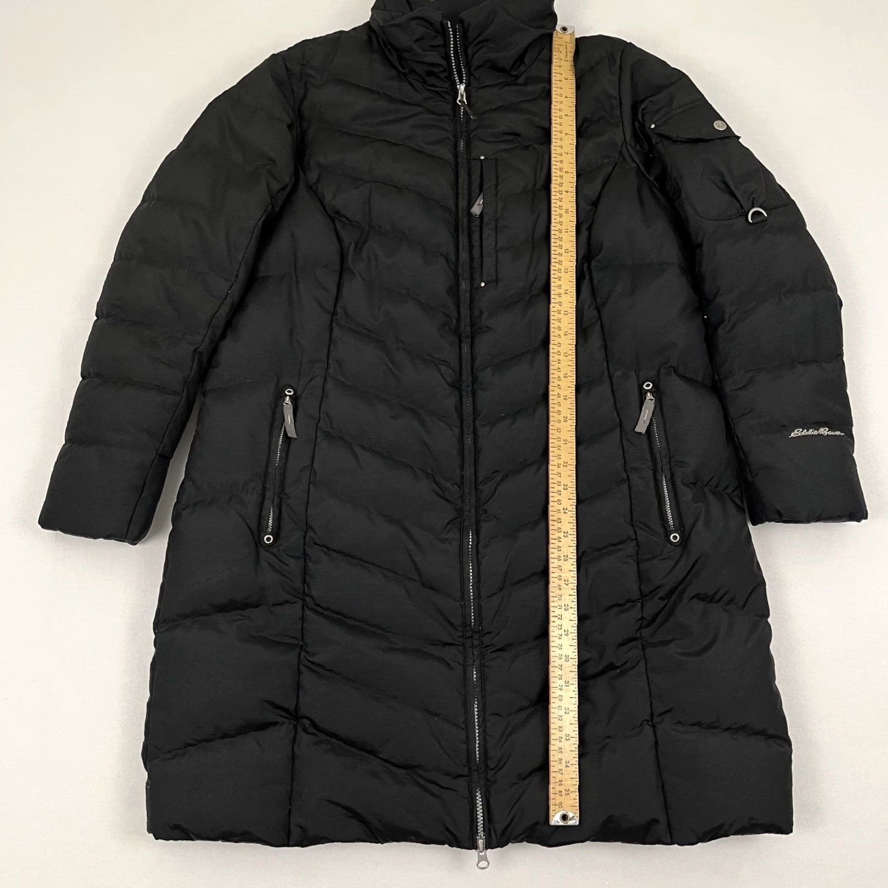 Eddie Bauer Eddie Bauer Jacket Womens 1X Black Down Puffer Winter Outdoors Parka Coat Size XL / US 12-14 / IT 48-50 - 3 Thumbnail