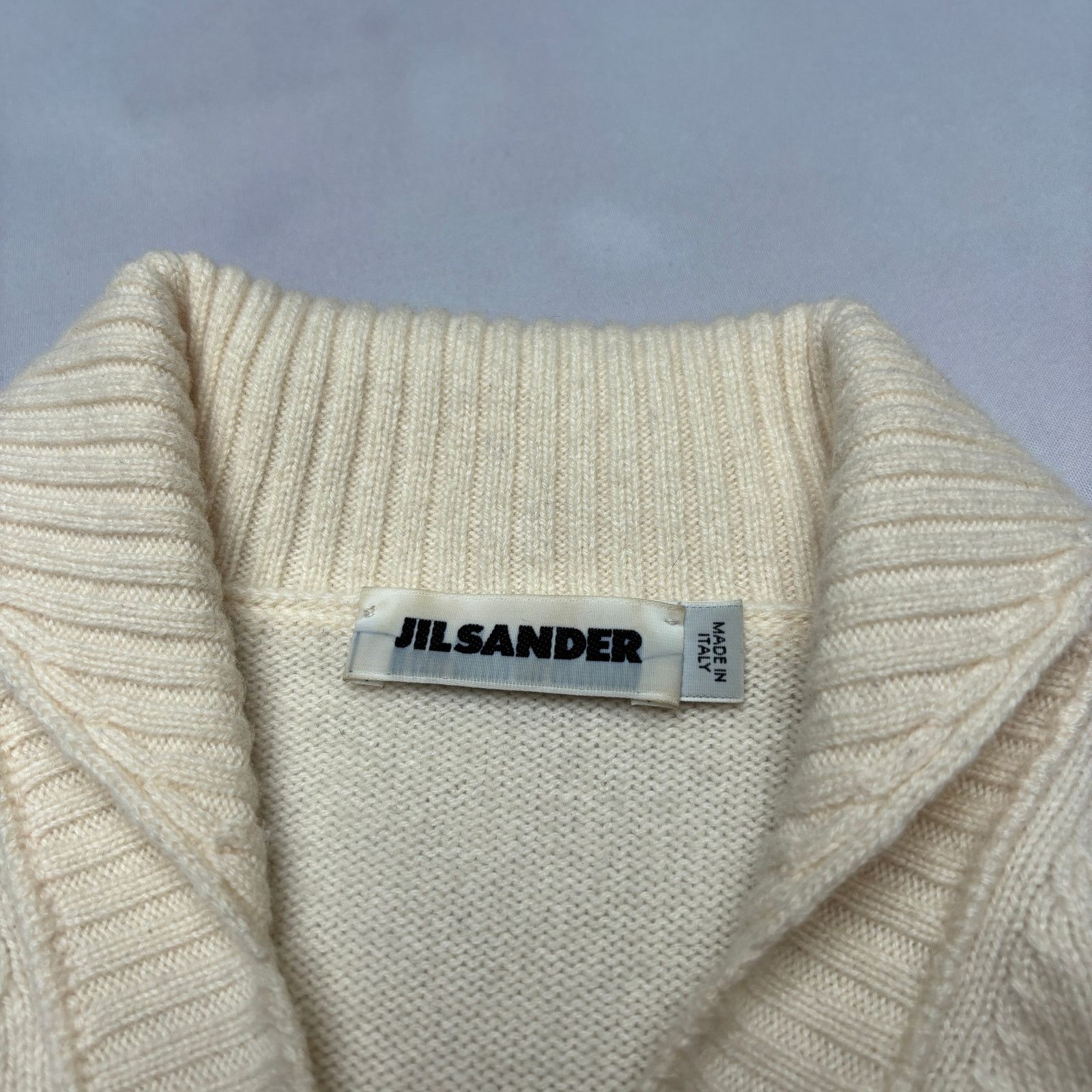 Jil Sander Jil Sander Raf Simons Era Cashmere Shawl Collar Sweater S Size US S / EU 44-46 / 1 - 4 Thumbnail