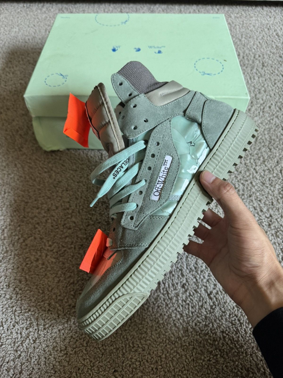 Designer × Off-White Off-White Off-Court High ‘Mint Green’ Size 12 Size US 12 / EU 45 - 12 Thumbnail