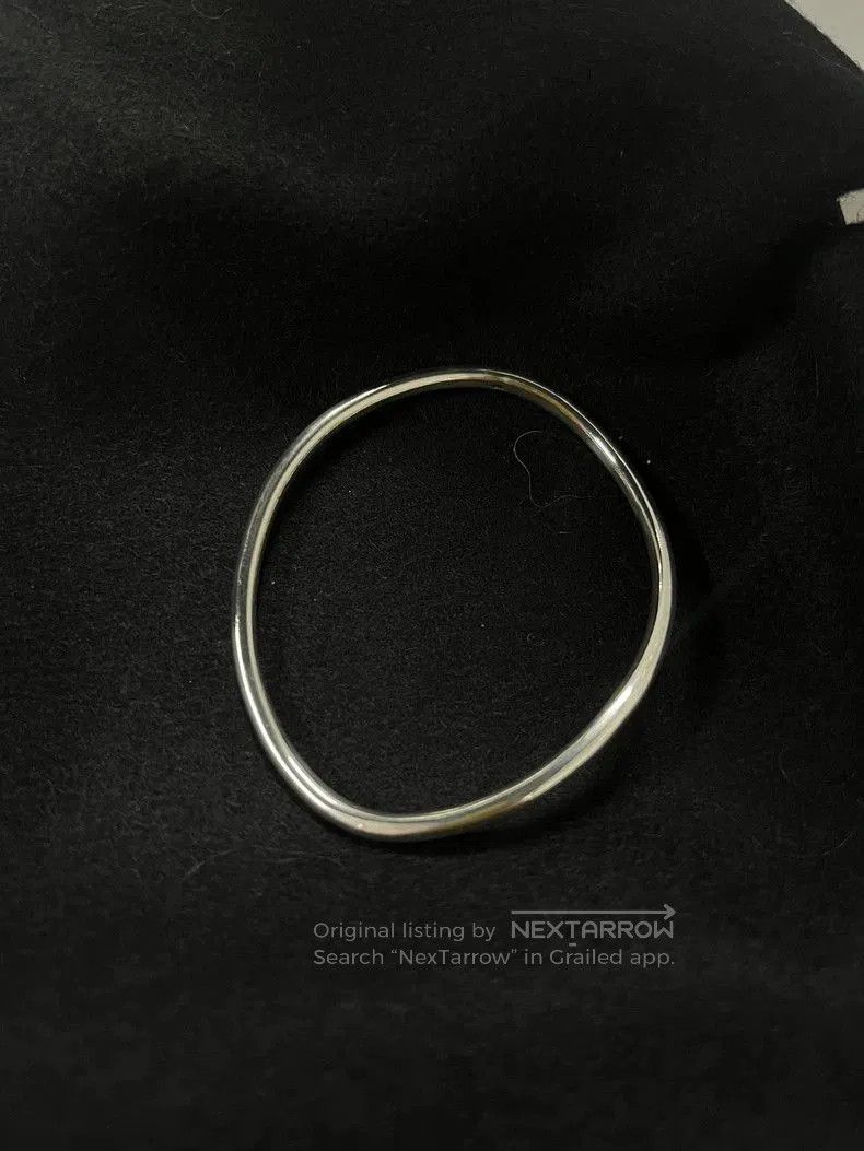 Ann Demeulemeester Ann Demeulemeester Silver Bracelet Bangle. Size ONE SIZE - 3 Thumbnail