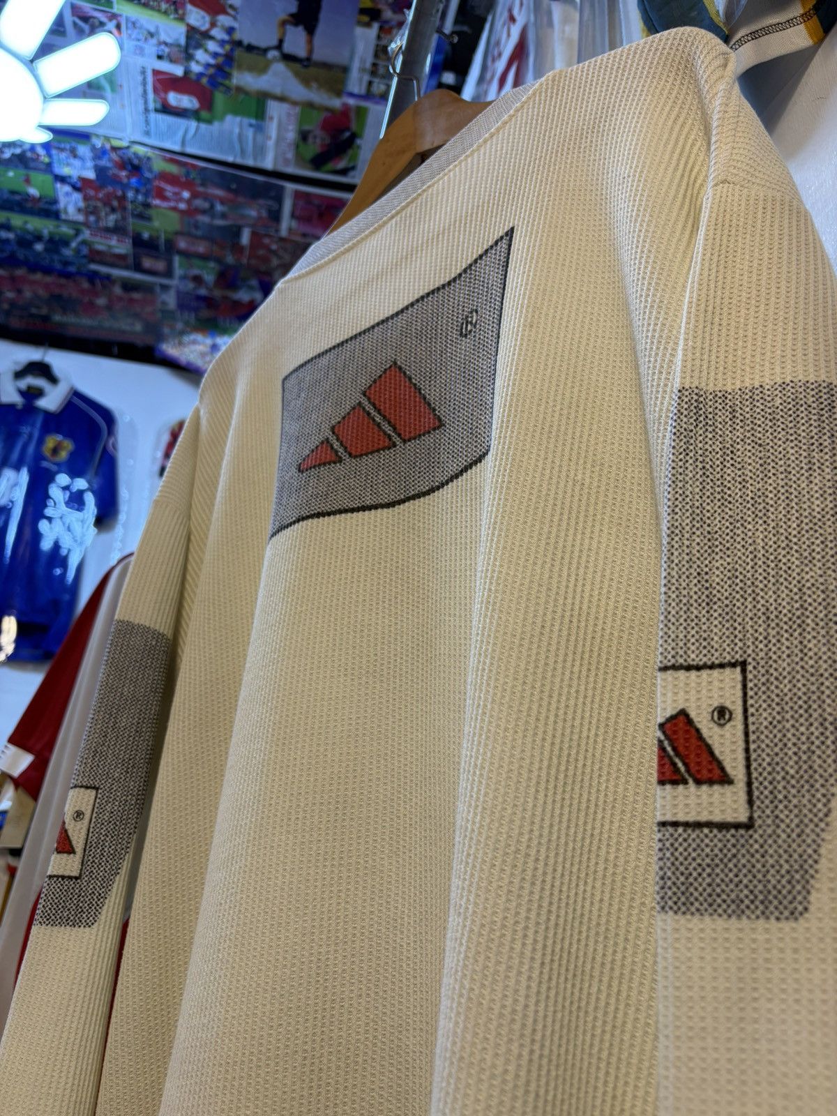 Adidas Vintage 90s Adidas Long Sleeves T-Shirt Size US XXL / EU 58 / 5 - 3 Thumbnail