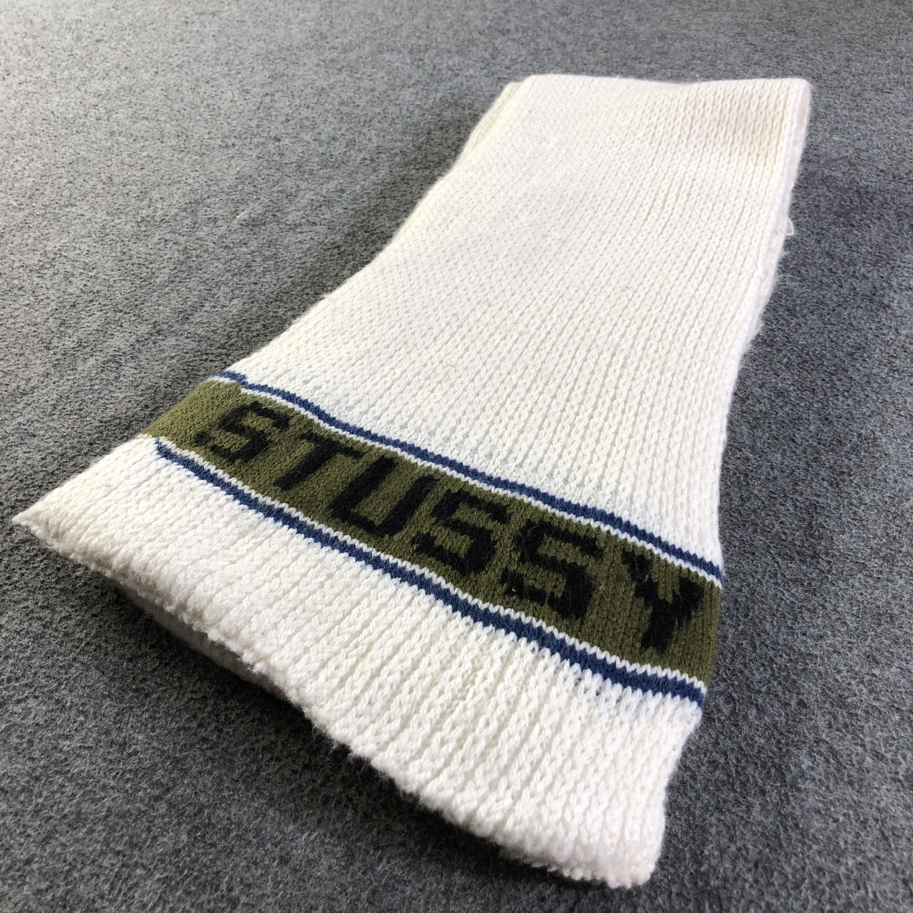 Stussy Stussy Wool Scarf Muffler Neckwear V2732 Size ONE SIZE - 3 Thumbnail
