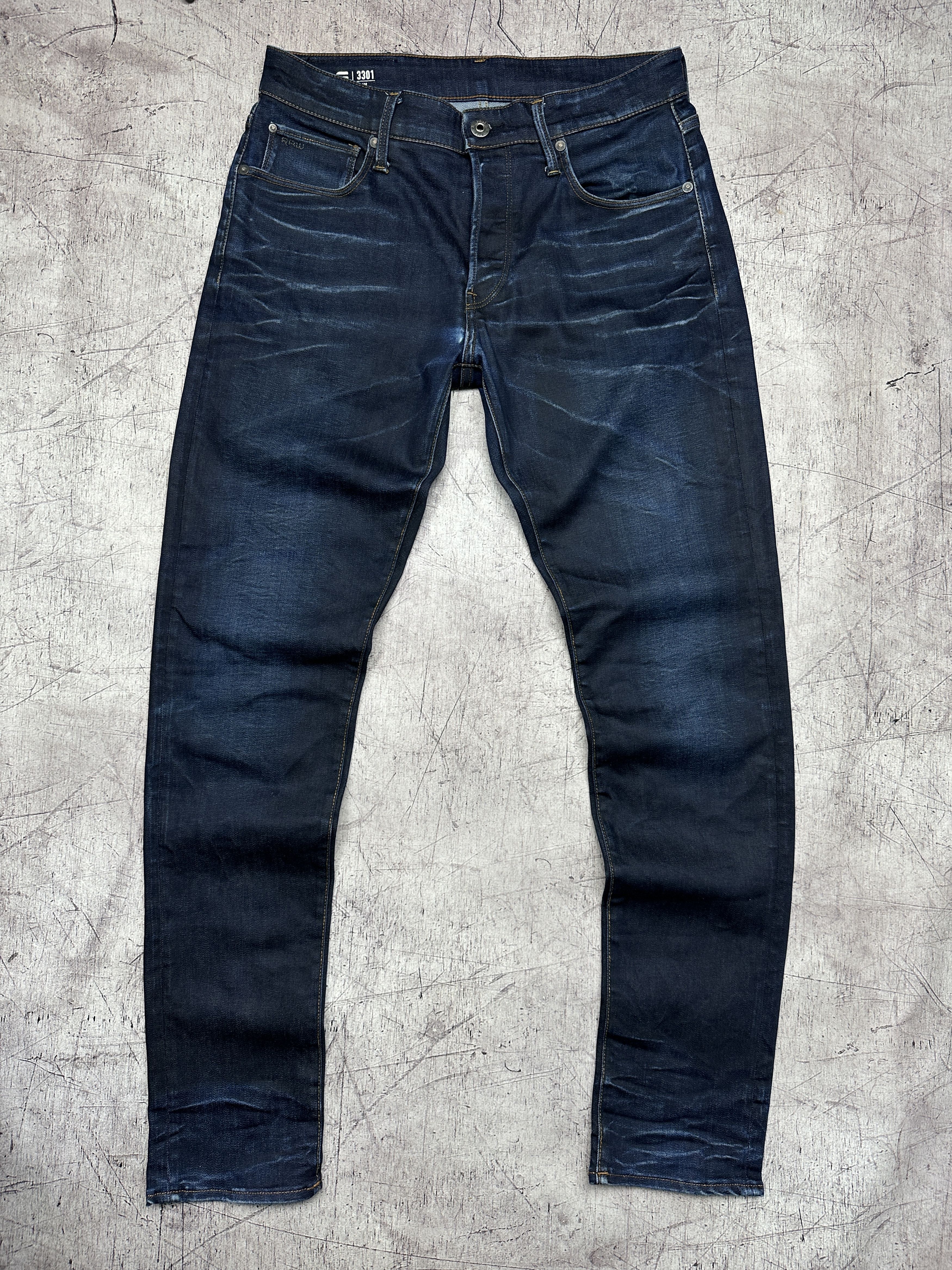 G-Star G Star Raw Mens 3301 Slim Denim Pants Jeans Size US 32 / EU 48 - 1 Thumbnail