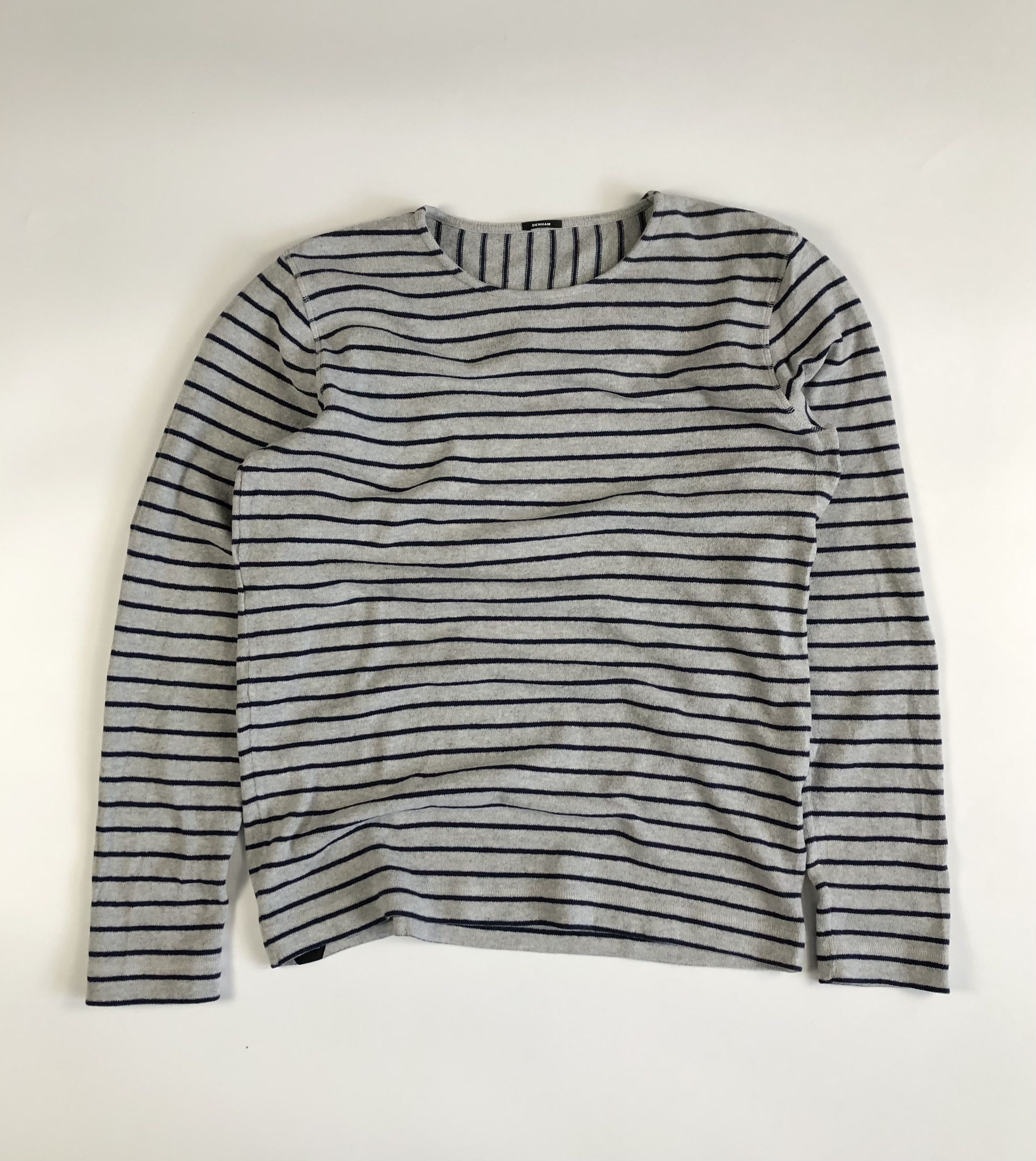DENHAM Denham Cotton Blend Striped Jumper Size US L / EU 52-54 / 3 - 1 Thumbnail
