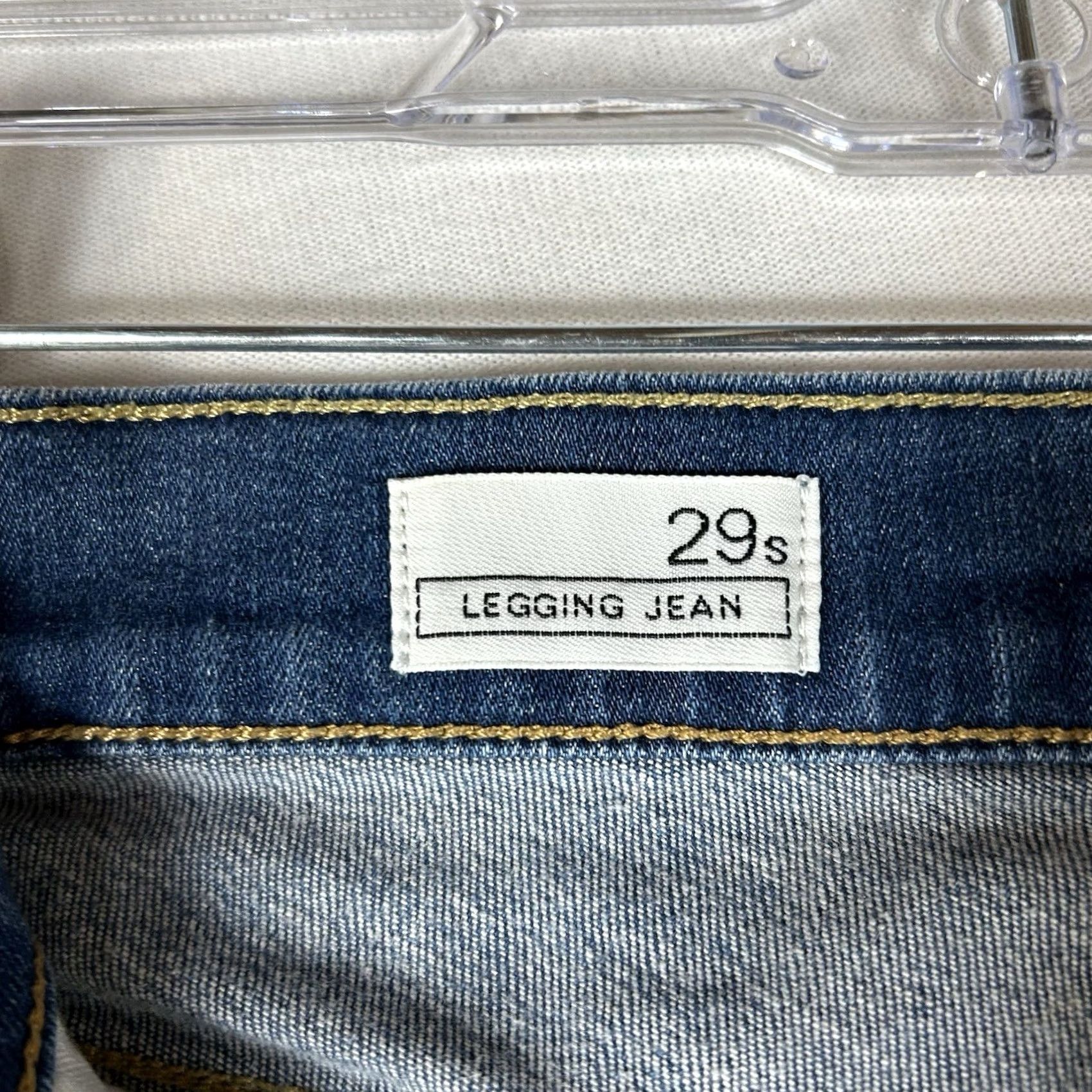 Gap Gap 1969 Legging Jeans Womens 29 Short Blue Denim Skinny Mid Rise 29S Casual S-M-L? Size 29" - 5 Thumbnail