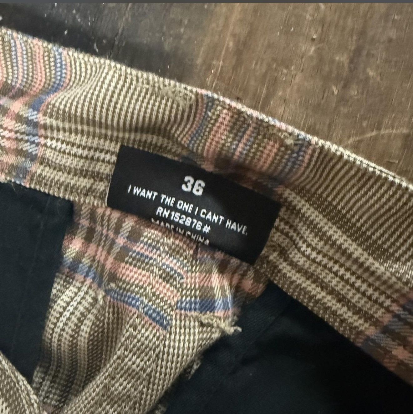 Pleasures Pleasures Orchestra Tan Plaid Pants Size US 36 / EU 52 - 3 Thumbnail