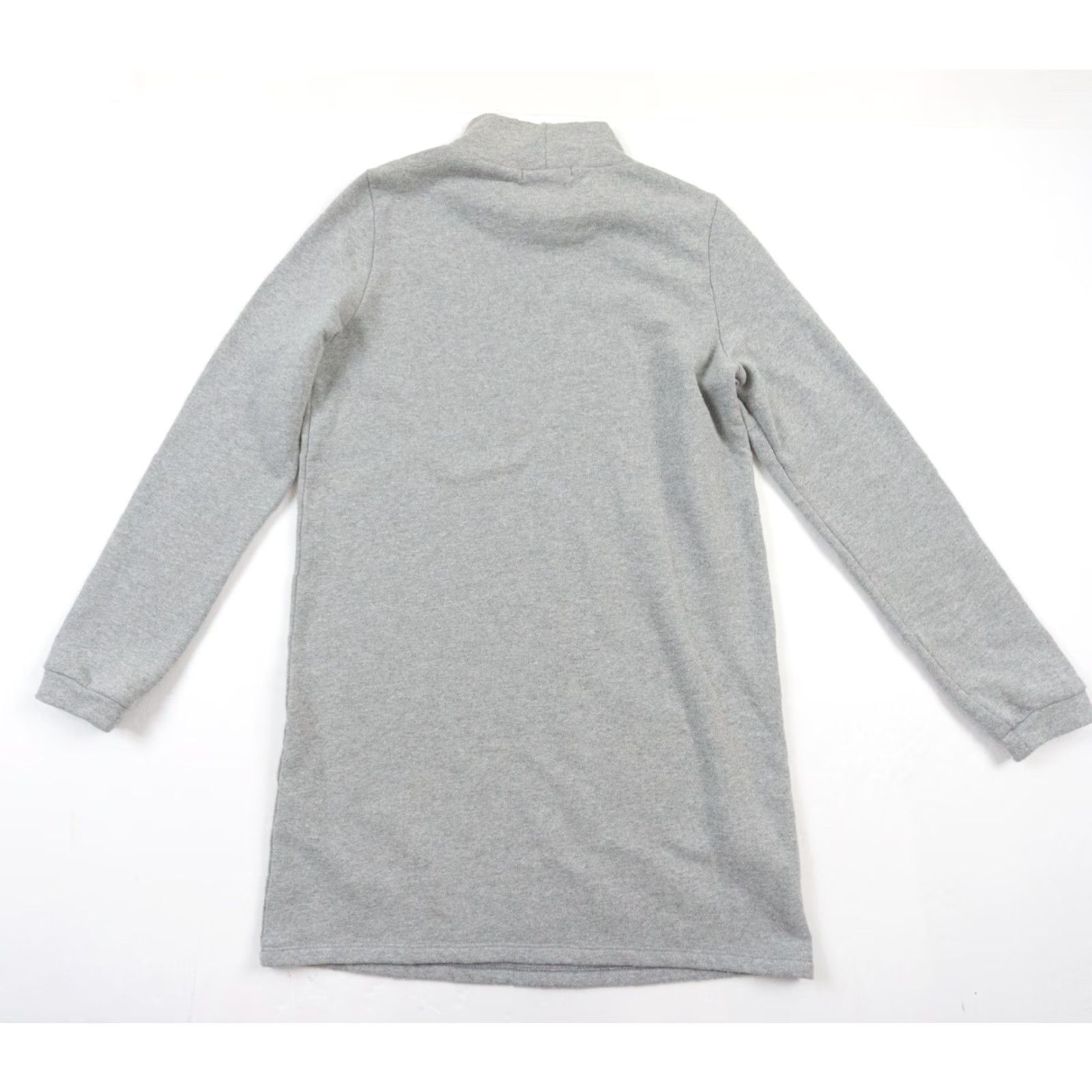 Reformation Reformation Brand Womens Dress Sweatshirt Small Gray Mock Neck Pullover Cozy Casual Travel Knee Length Long Sleeve Cotton Polyester Fleece Size S / US 4 / IT 40 - 6 Thumbnail