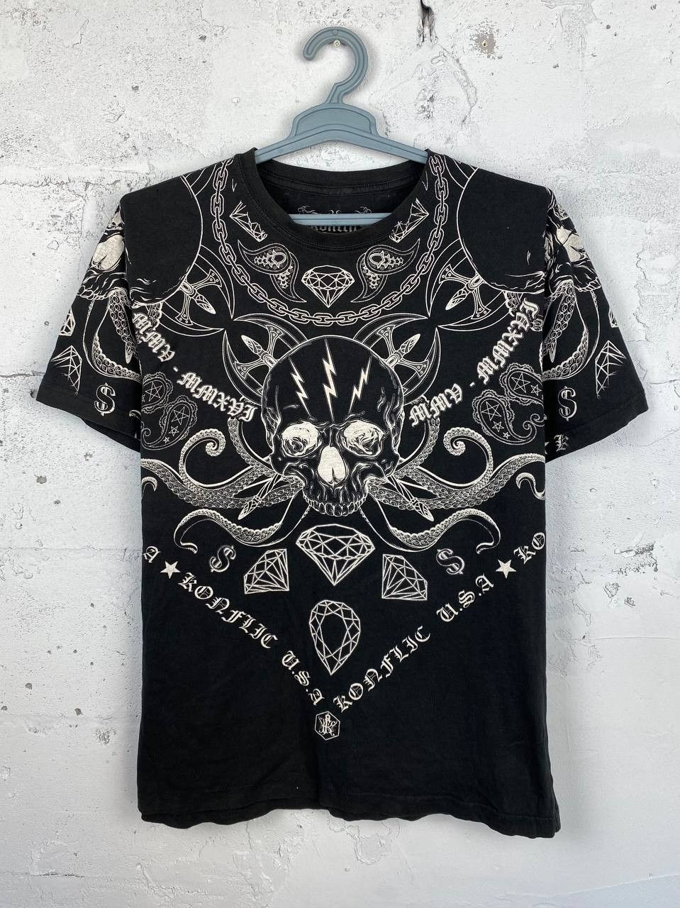 Affliction × Ed Hardy Rare Konflict Y2K Affliction AOP Style Tee Size US L / EU 52-54 / 3 - 1 Thumbnail