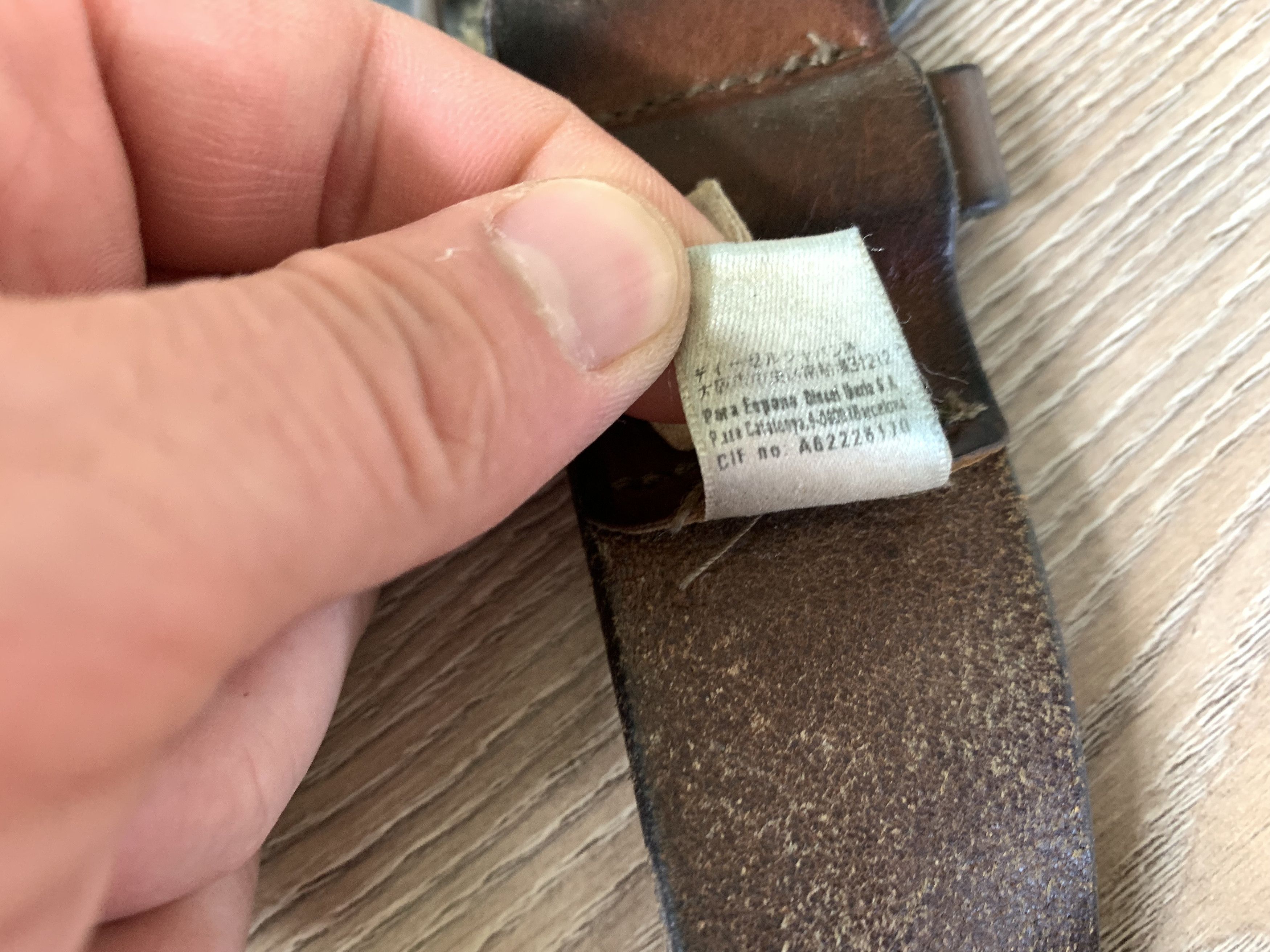 Diesel × Vintage Diesel Vintage Big Circle Buckle Leaher Belt Size ONE SIZE - 9 Thumbnail