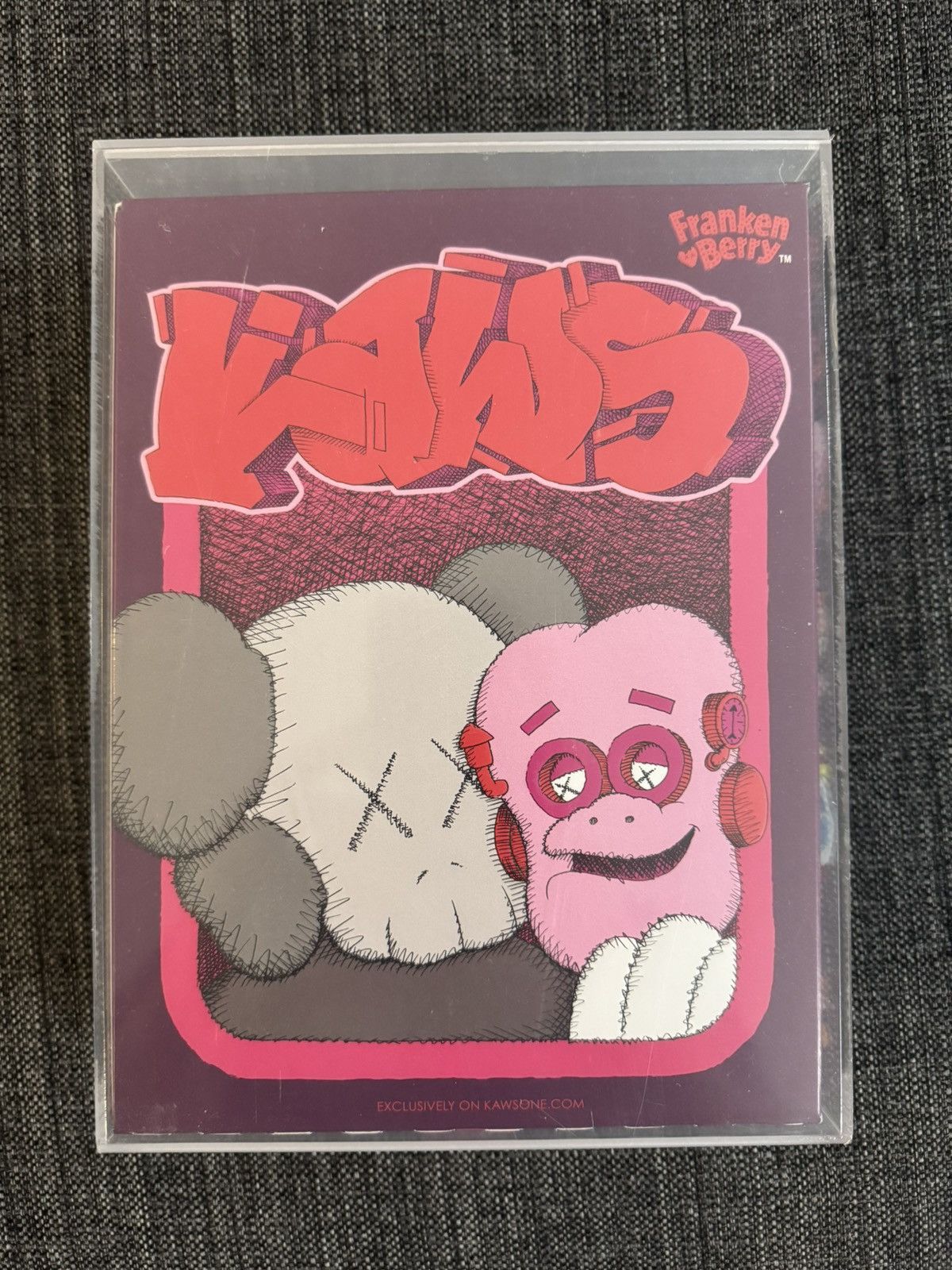 Kaws KAWS Franken Berry Cereal Limited Edition in Aryclic Case Size ONE SIZE - 2 Thumbnail