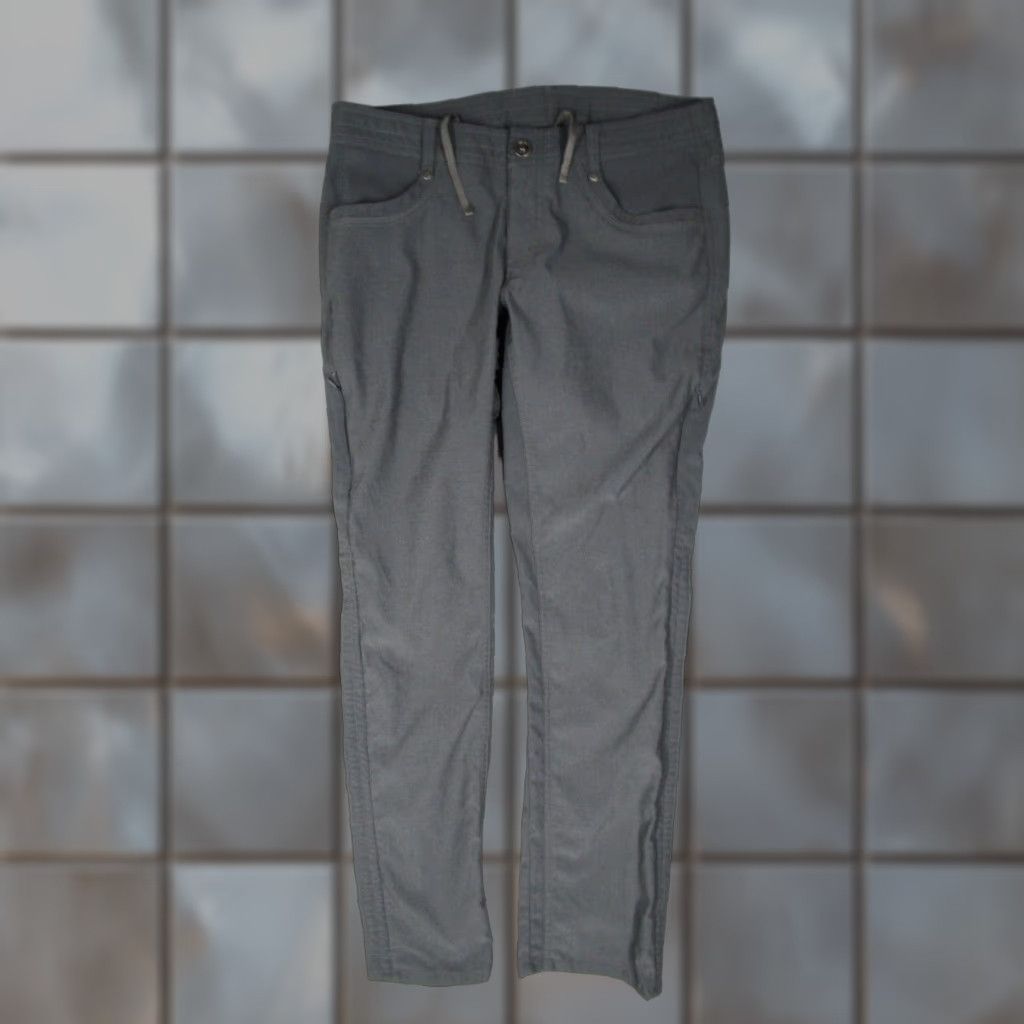Vintage Kuhl Pants Womens 6 Regular Gray Trekr Hike Drawstring Utility Work 30x30 Size 28" / US 6 / IT 42 - 1 Thumbnail