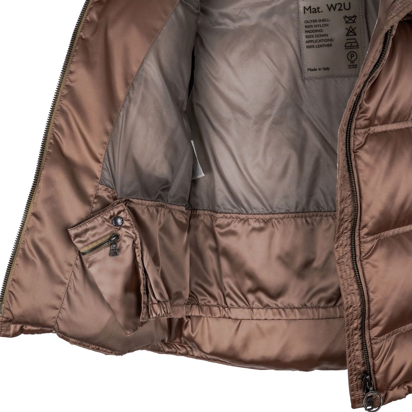 Prada Prada Milano Brown Nylon Shearling Collar Down Vest Jacket Size M / US 6-8 / IT 42-44 - 8 Thumbnail