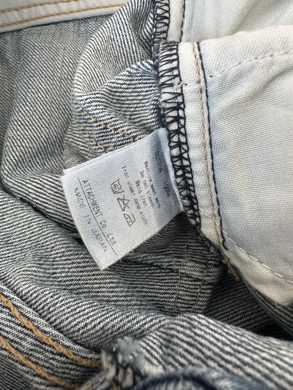 Kazuyuki Kumagai Attachment 2010's Attachment Japan distressed blue denim Size US 32 / EU 48 - 16 Thumbnail