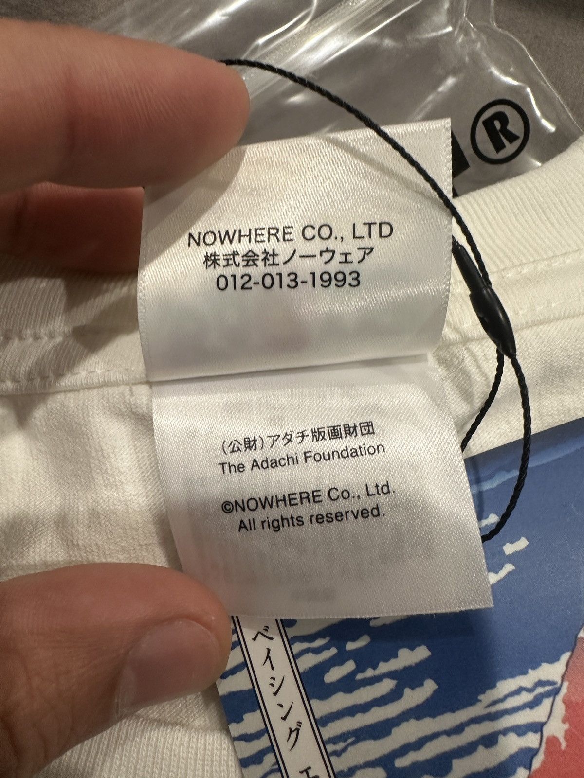 Bape Bape x ukiyo-e fuji tee Size US L / EU 52-54 / 3 - 9 Thumbnail