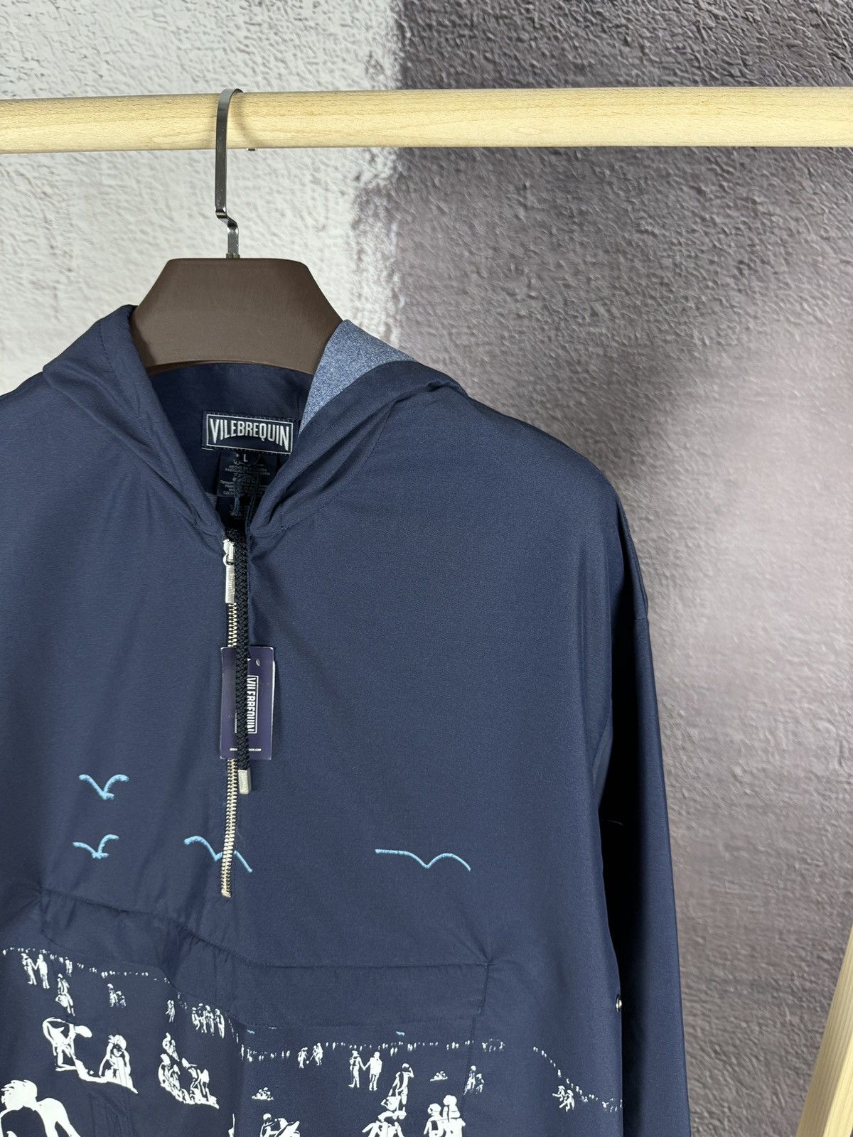 Vilebrequin VILEBREQUIN 'Jayak' Half Zip Hooded Jacket Size US L / EU 52-54 / 3 - 4 Thumbnail