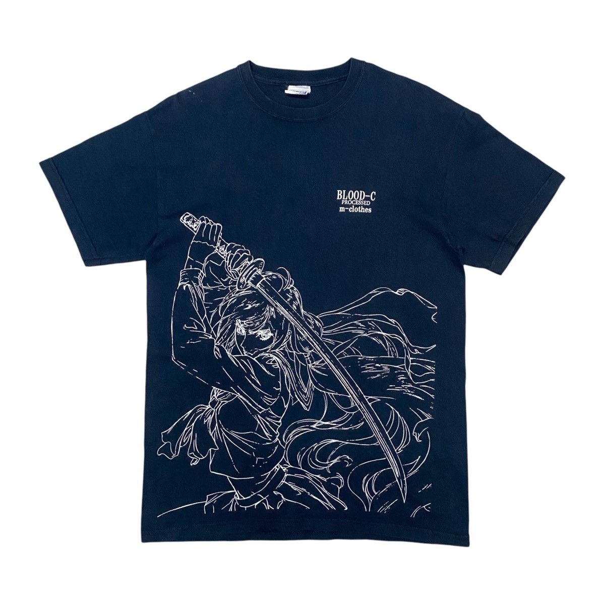 VINTAGE Y2K BLOOD-C THE LAST DARK ANIME T SHIRT