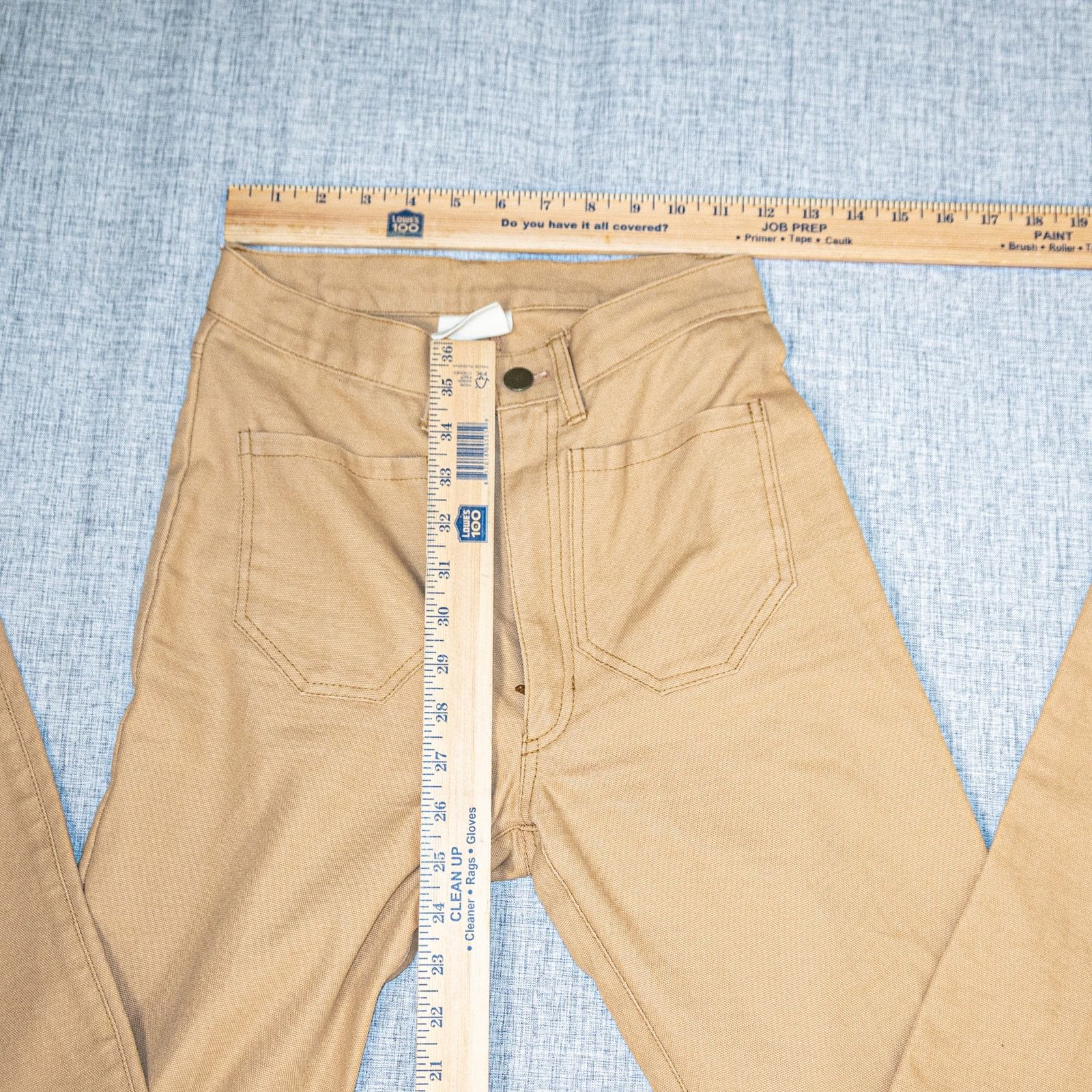 Other LYKKE WULLF $228 Ranch Pants in Honey Canvas Cotton size XS Size 24" / US 00 / IT 34 - 8 Thumbnail