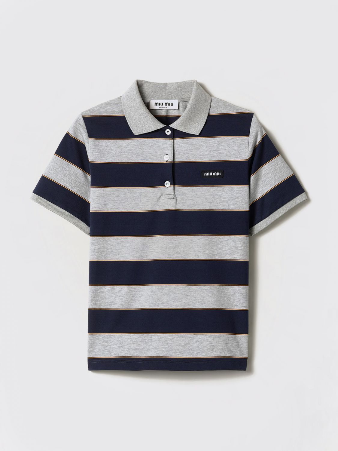 Miu Miu Miu Miu Polo Shirt Woman Blue Size M / US 6-8 / IT 42-44 - 1 Preview