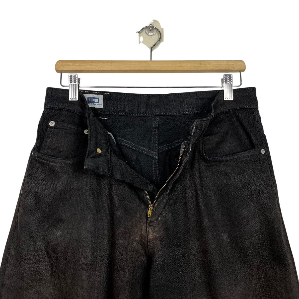 Edwin Vintage Edwin Black Denim Jeans Size US 32 / EU 48 - 15 Thumbnail