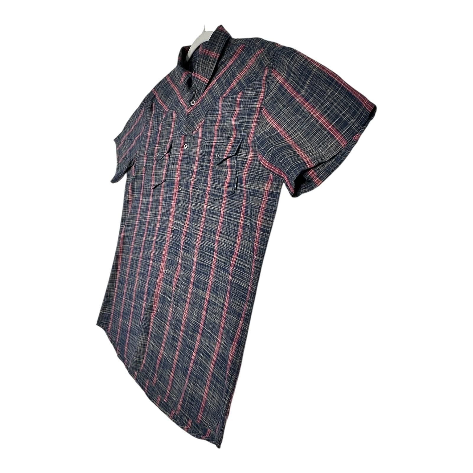 Diesel Diesel Shirt Men's UK Size 2XL Blue Plaid Pattern Pockets Size US XXL / EU 58 / 5 - 2 Thumbnail