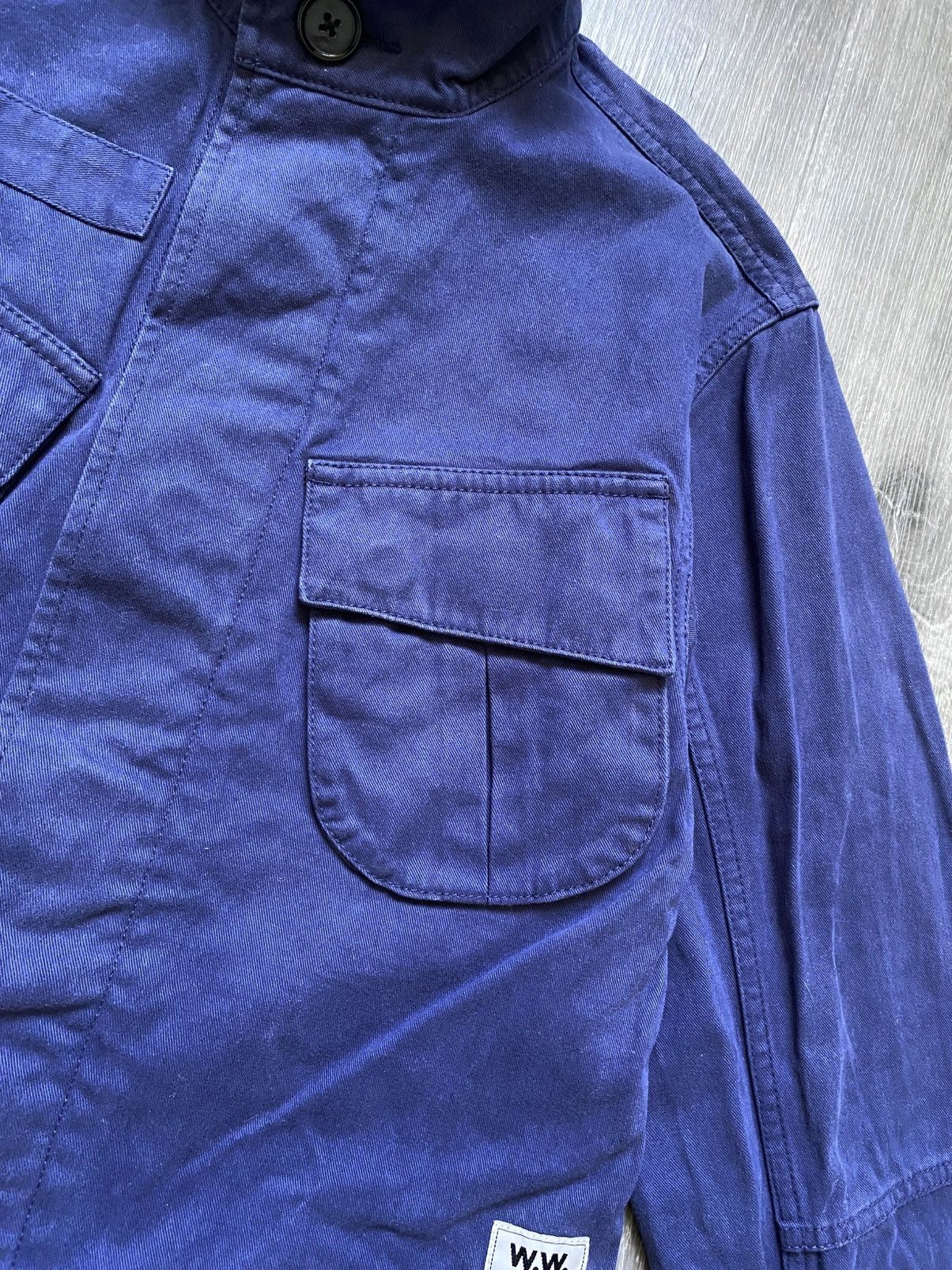 Wood Wood Unisex Wood Wood Blue M65 Field Jacket Parka Coat 4 Pocket Size US XS / EU 42 / 0 - 9 Thumbnail