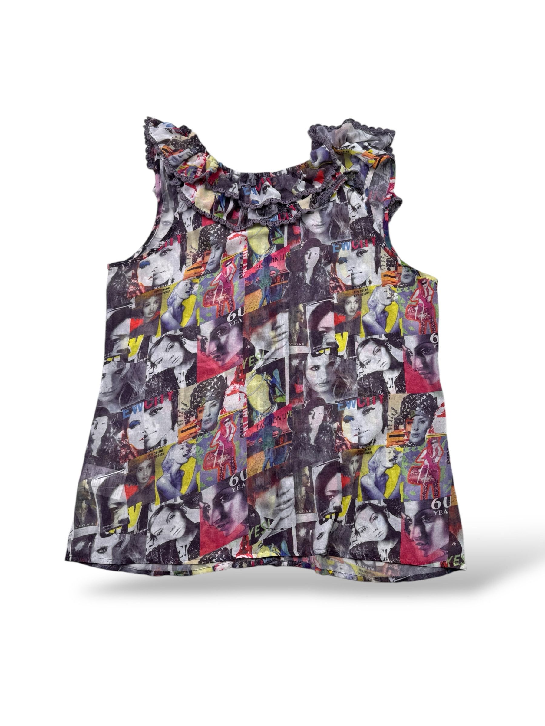 Vintage Vintage Tank Top W336(V9) Size L / US 10 / IT 46 - 5 Thumbnail