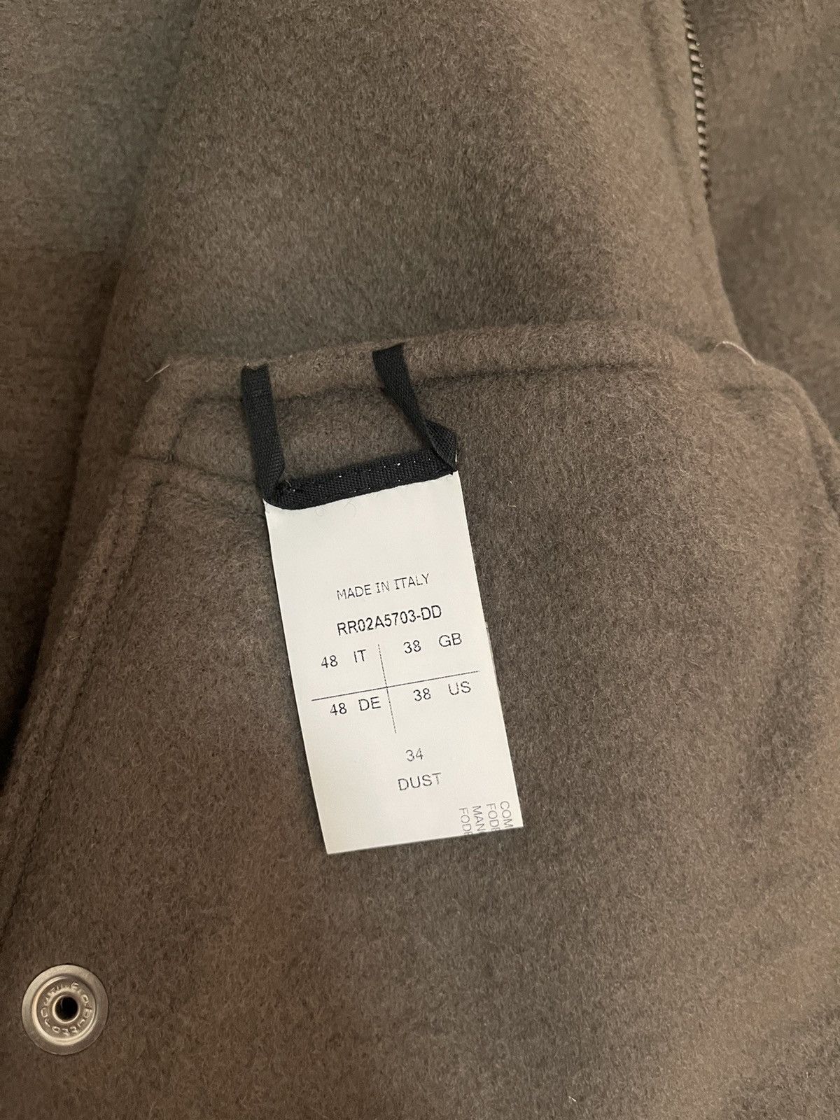 Rick Owens Rick Owens Rare Cashmere Jacket Size US M / EU 48-50 / 2 - 6 Thumbnail