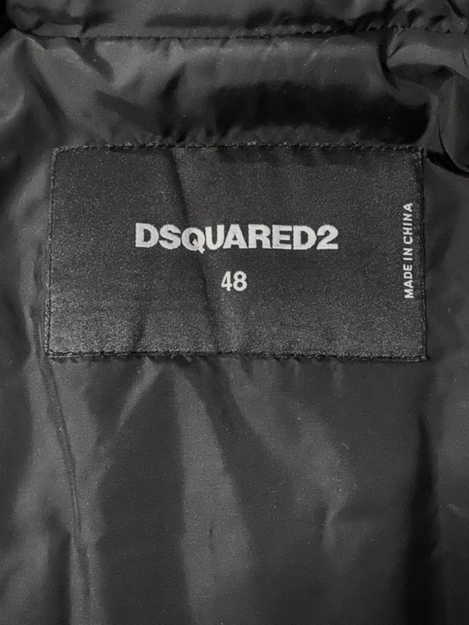 Dsquared2 Dsquared² Quilted Down Jacket with Vertical Stitch Channels Size US M / EU 48-50 / 2 - 6 Thumbnail