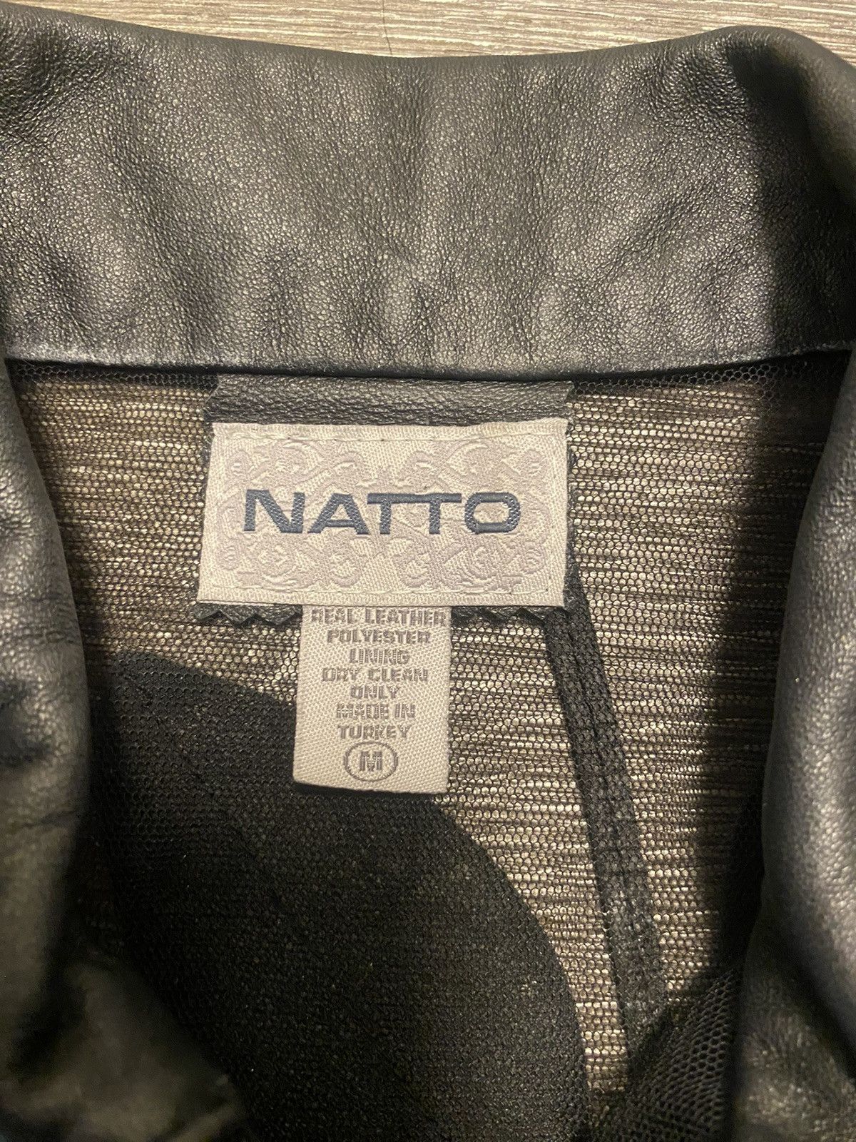 Leather × Vintage Vintage Natto (leather and lace) Shirt/Jacket Size M / US 6-8 / IT 42-44 - 5 Thumbnail